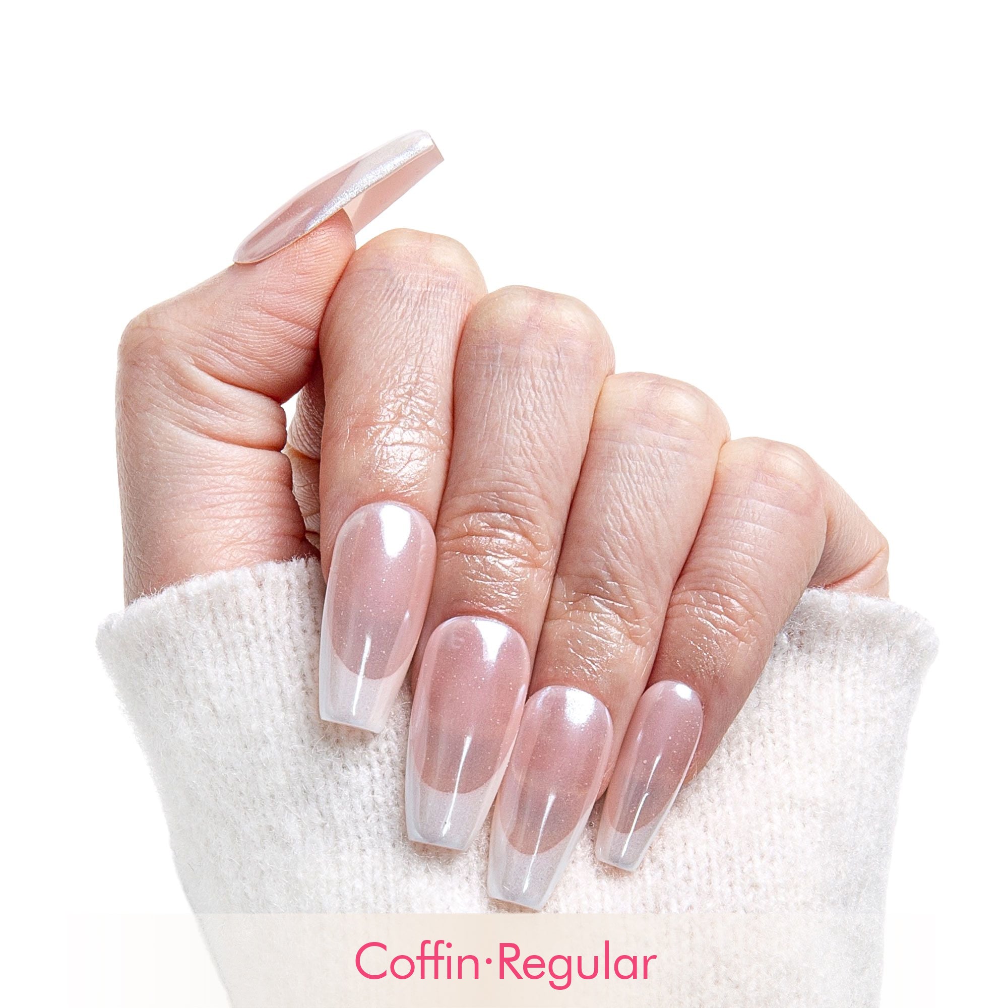 Pearl Princess Handmade Nails F015
