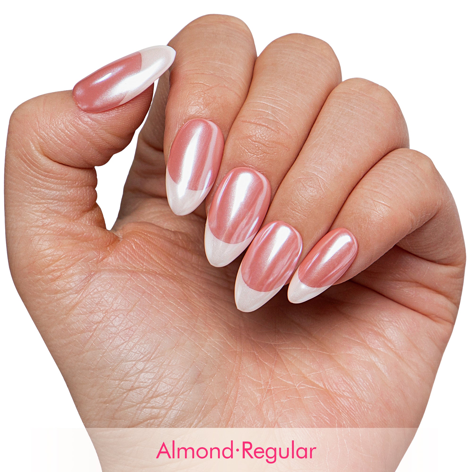 Pearl perfection Handmade Nails F016