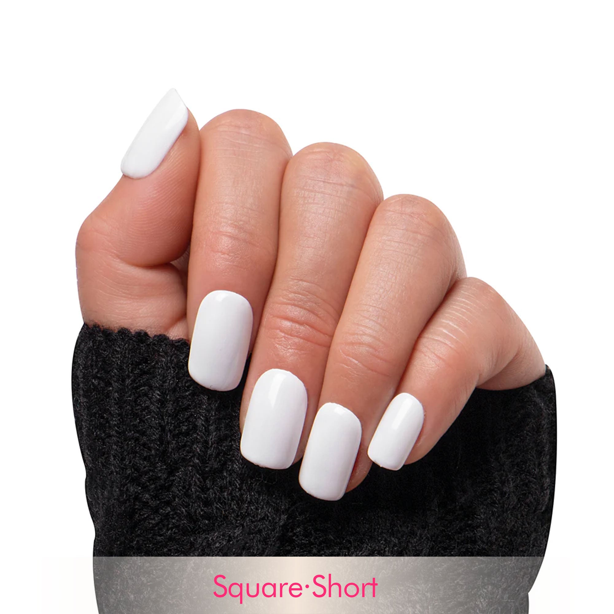 Snow White Handmade Nails H10