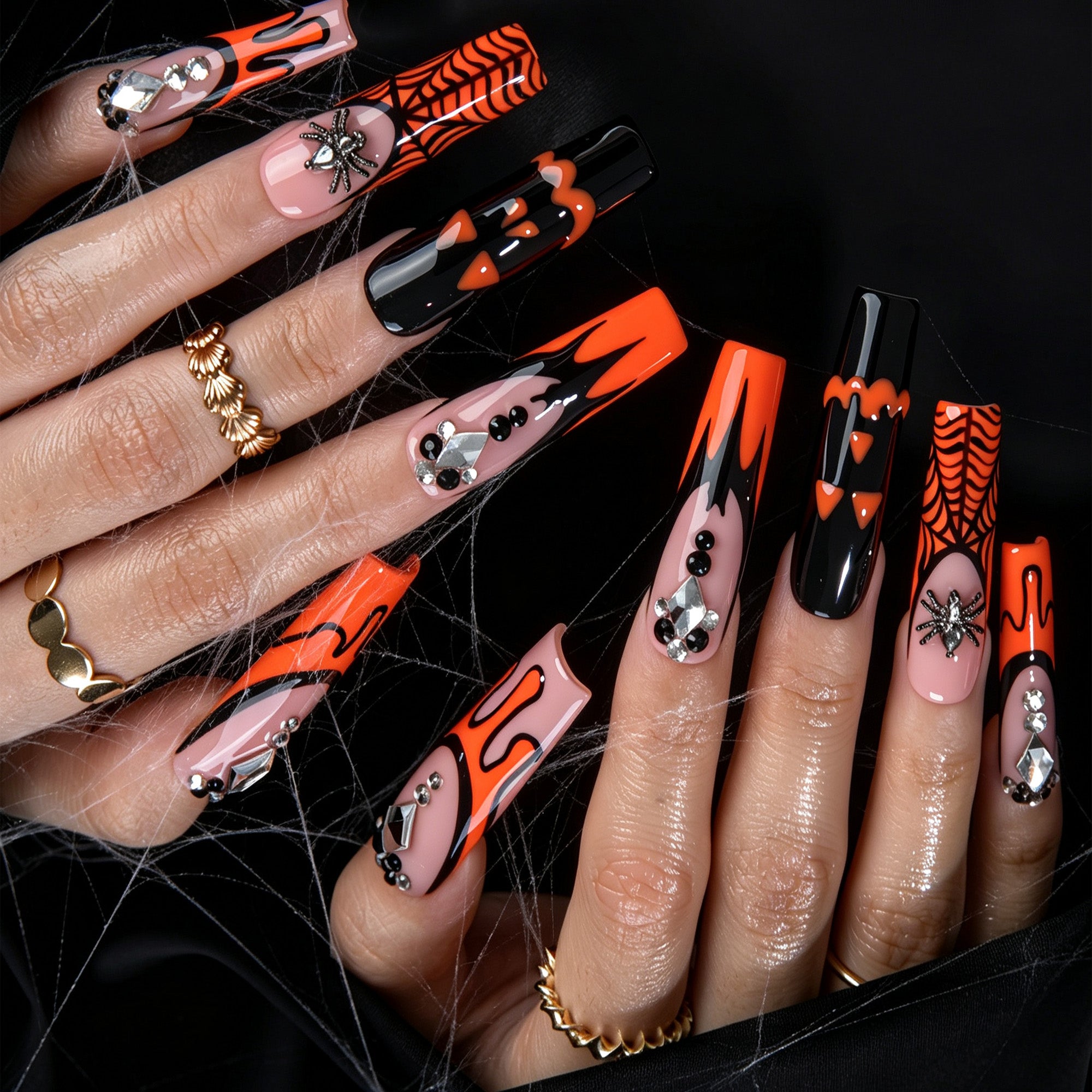 Wicked Drip Handmade Nails H1007