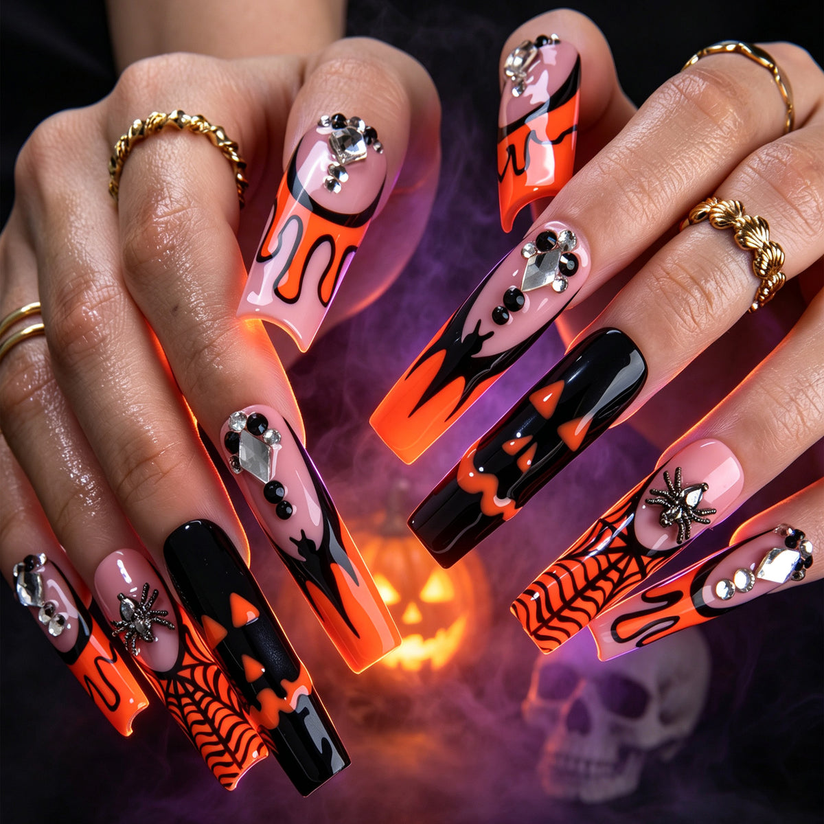 Wicked Drip Handmade Nails H1007