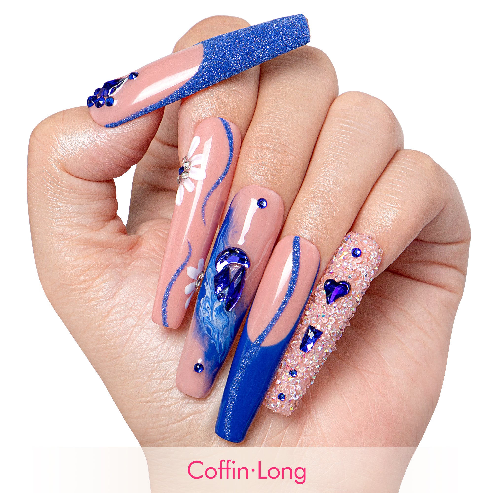 Glimmer Fuse Handmade Nails H106