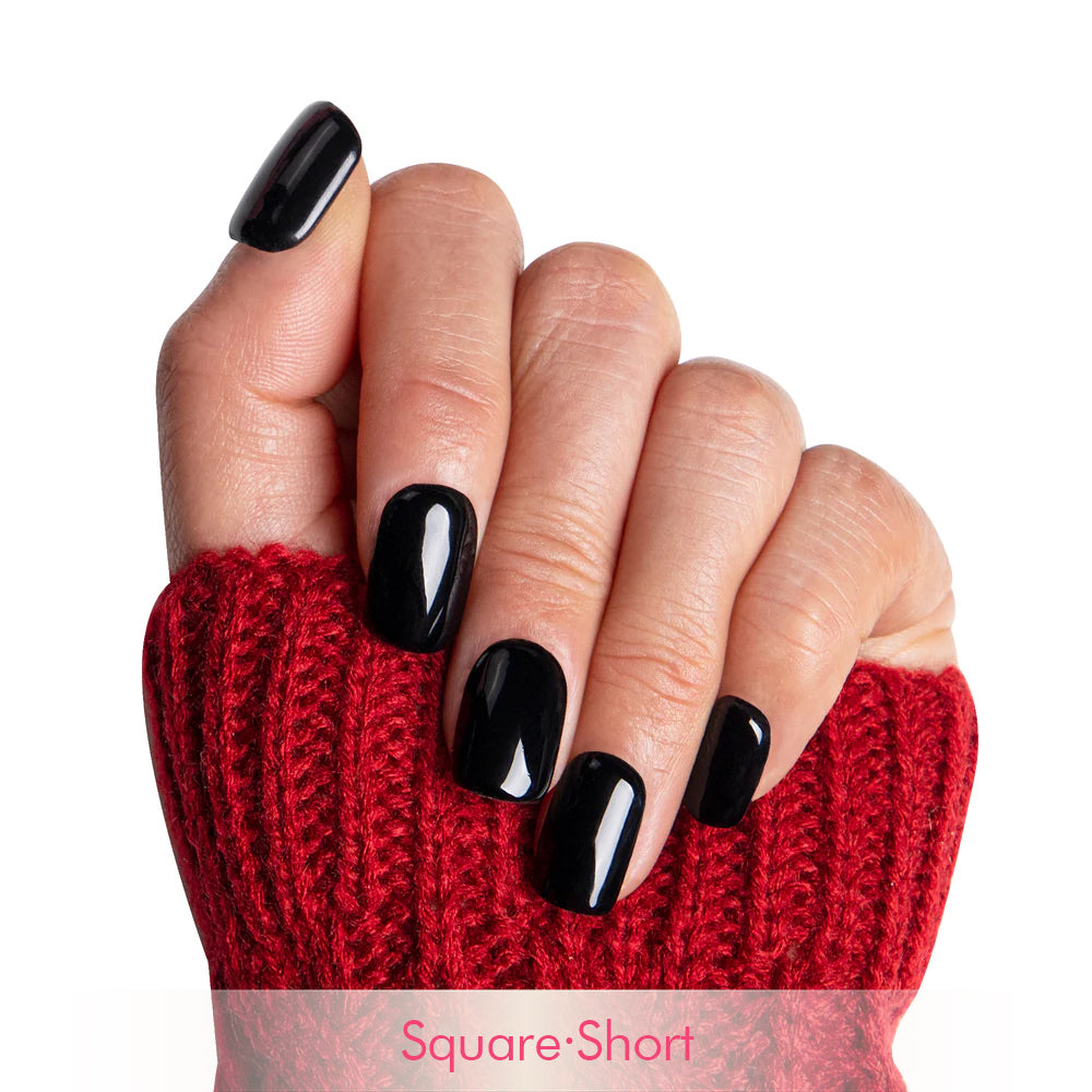 Dark Angel Pure Color Handmade Nails H11