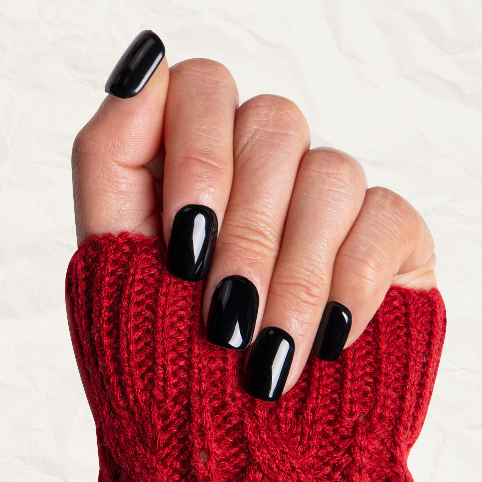 Dark Angel Pure Color Handmade Nails H11