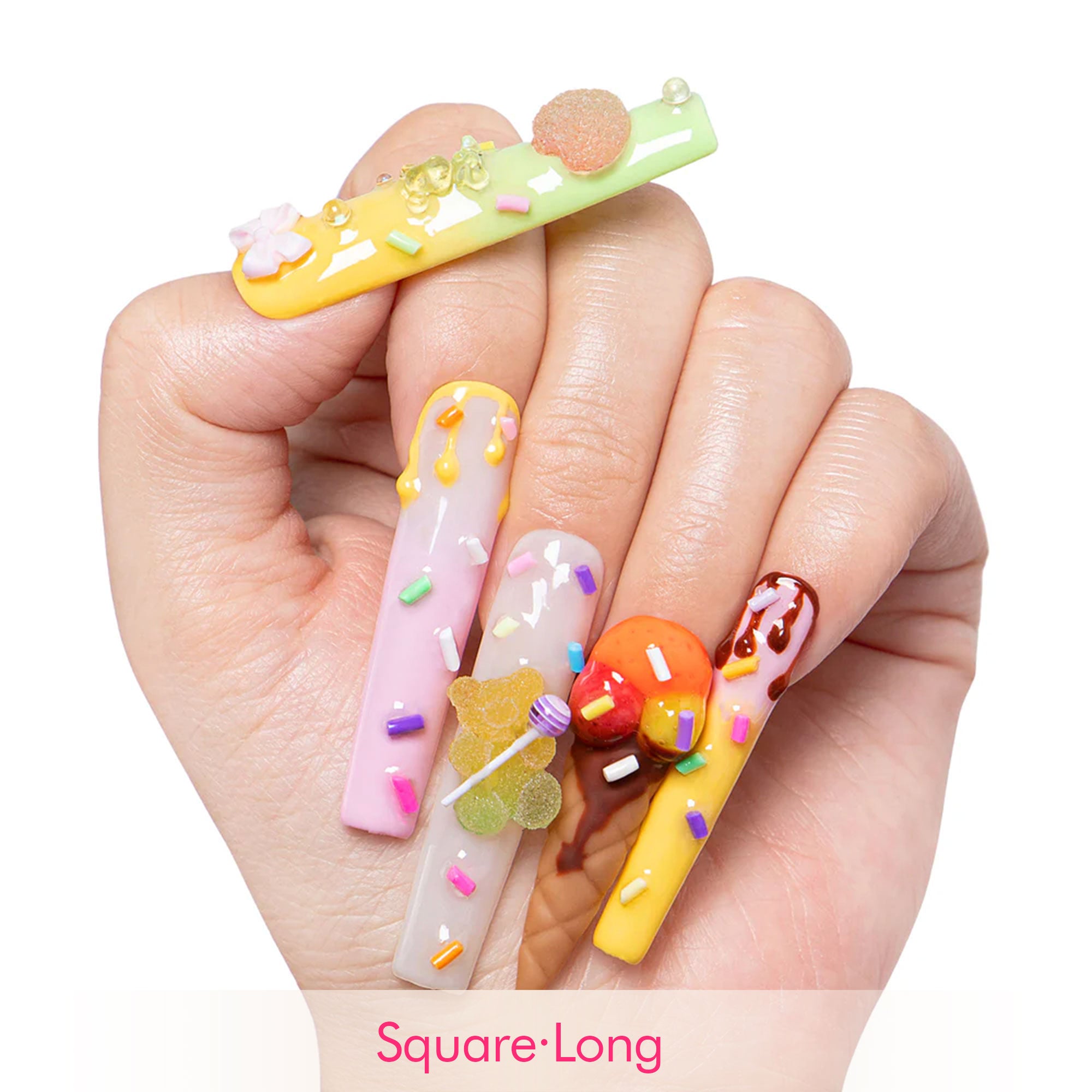 Ice Cream Handmade Nails H110