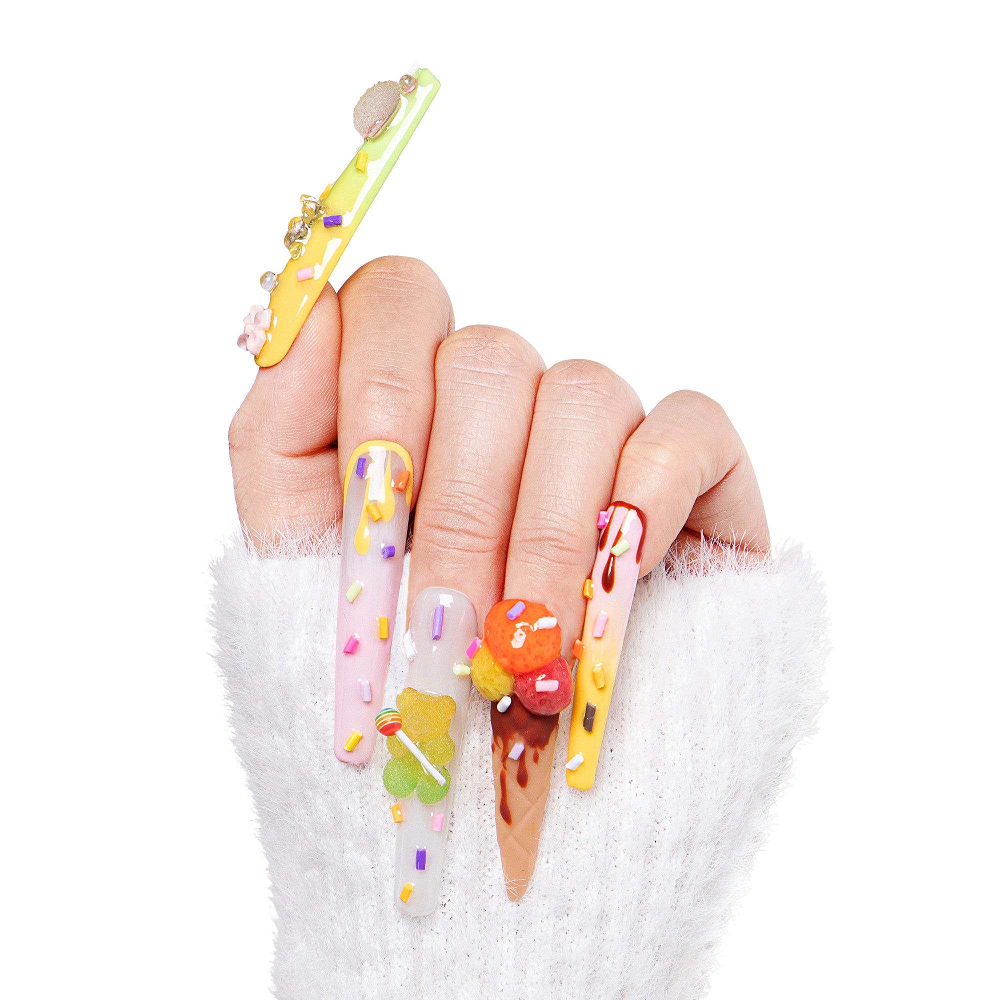 Ice Queam Handmade Nails H110