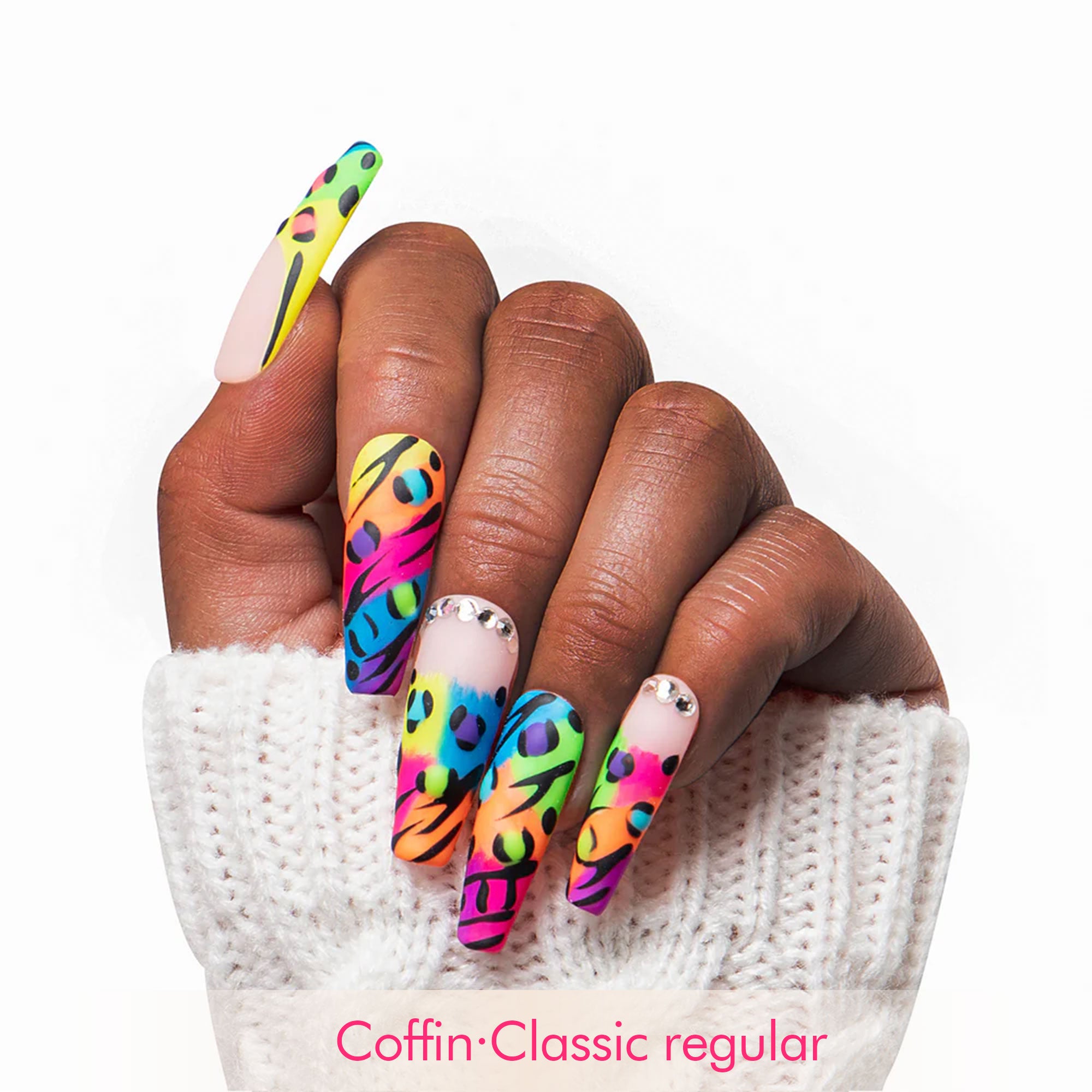 Illusion Handmade Nails H123