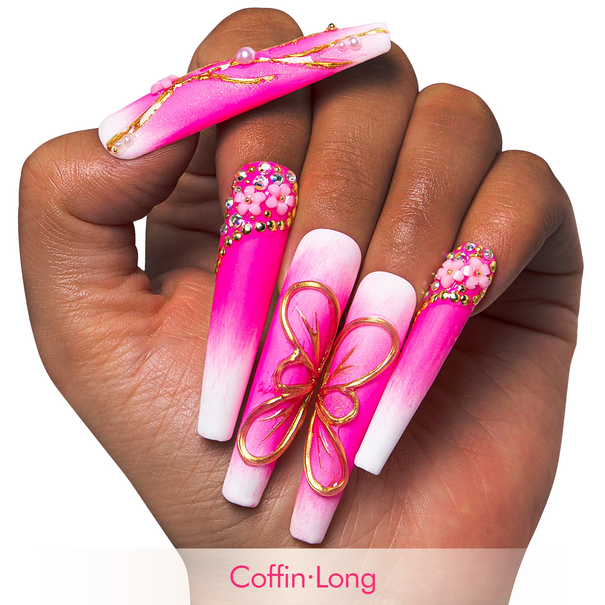 Cherry Blossom Handmade Nails H124
