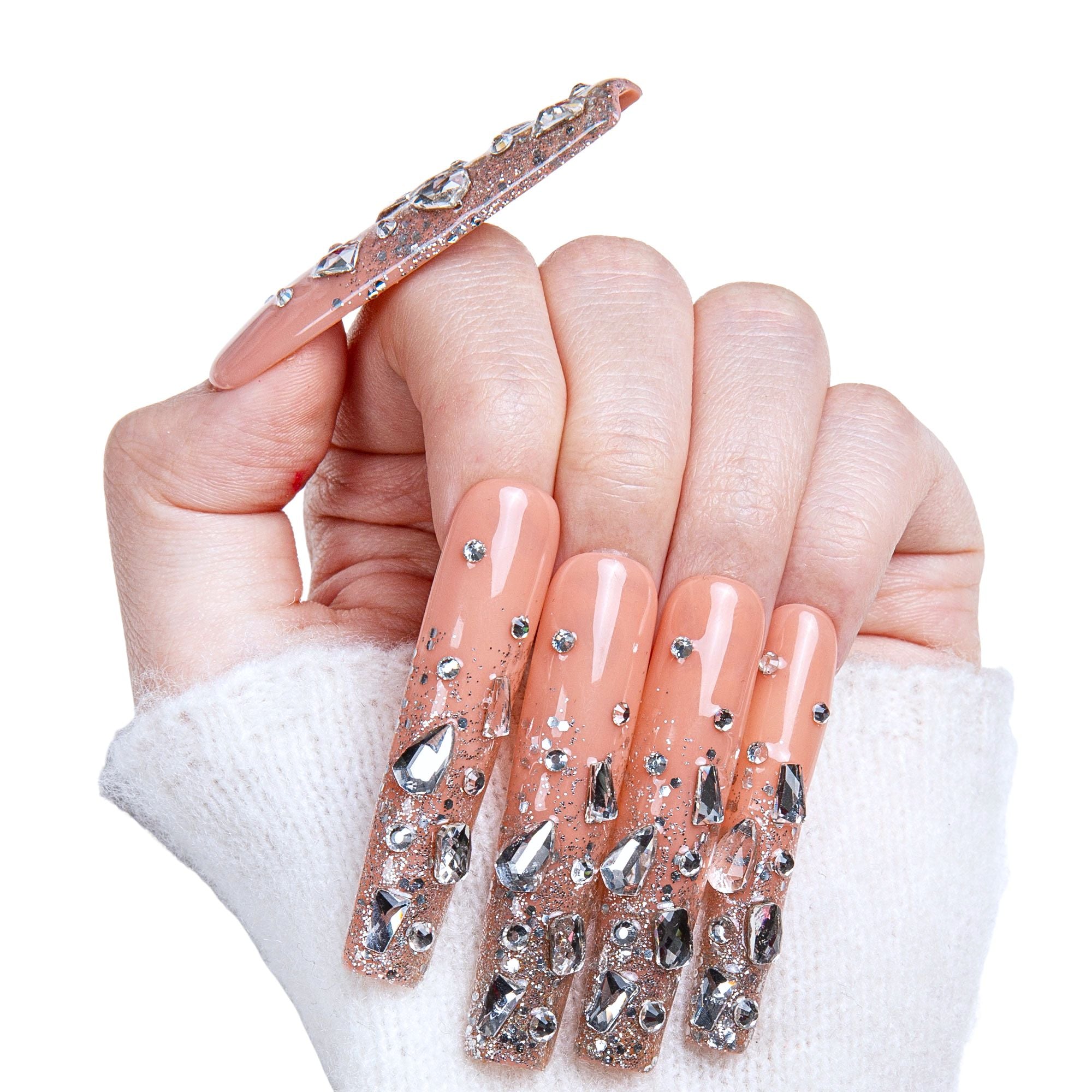 Silver Wind Handmade Nails H126