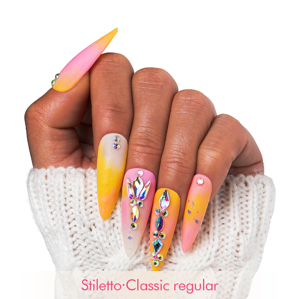 Sunset Slushy Handmade Nails H129