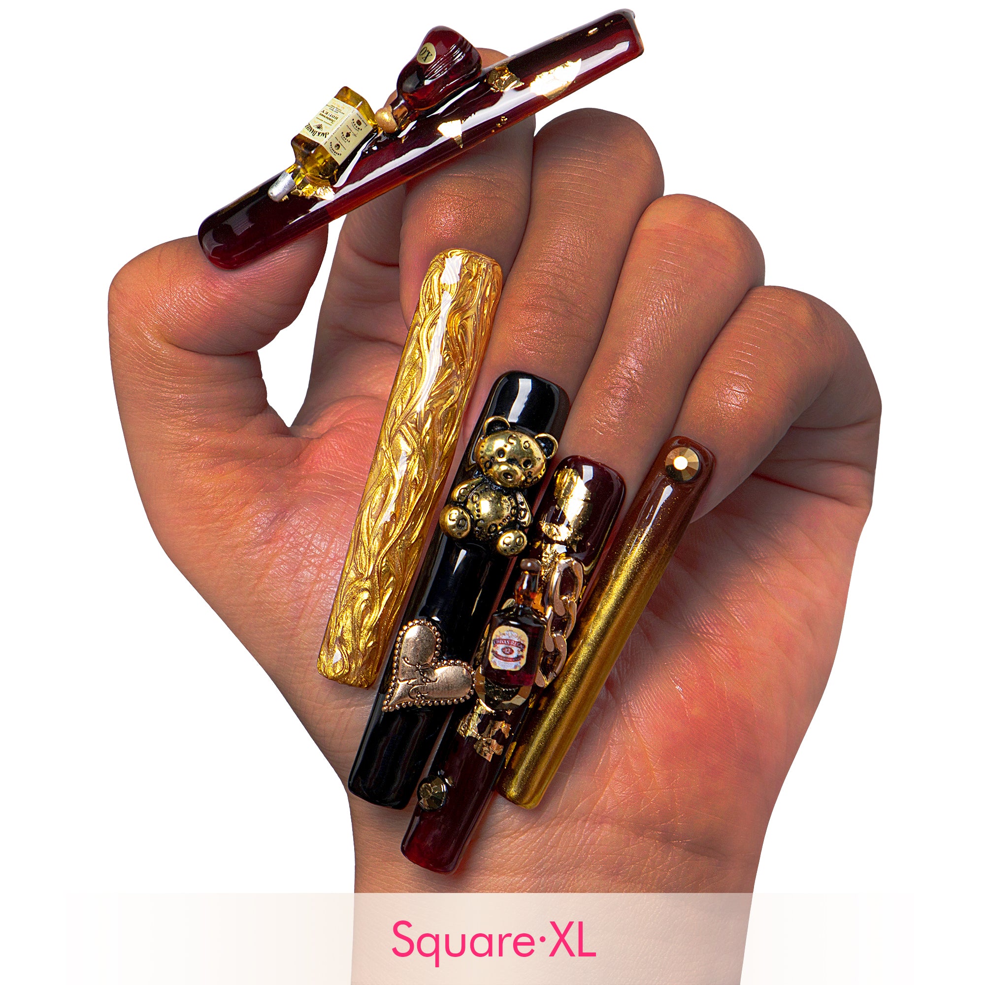 Casino Party Junk Handmade Nails H135