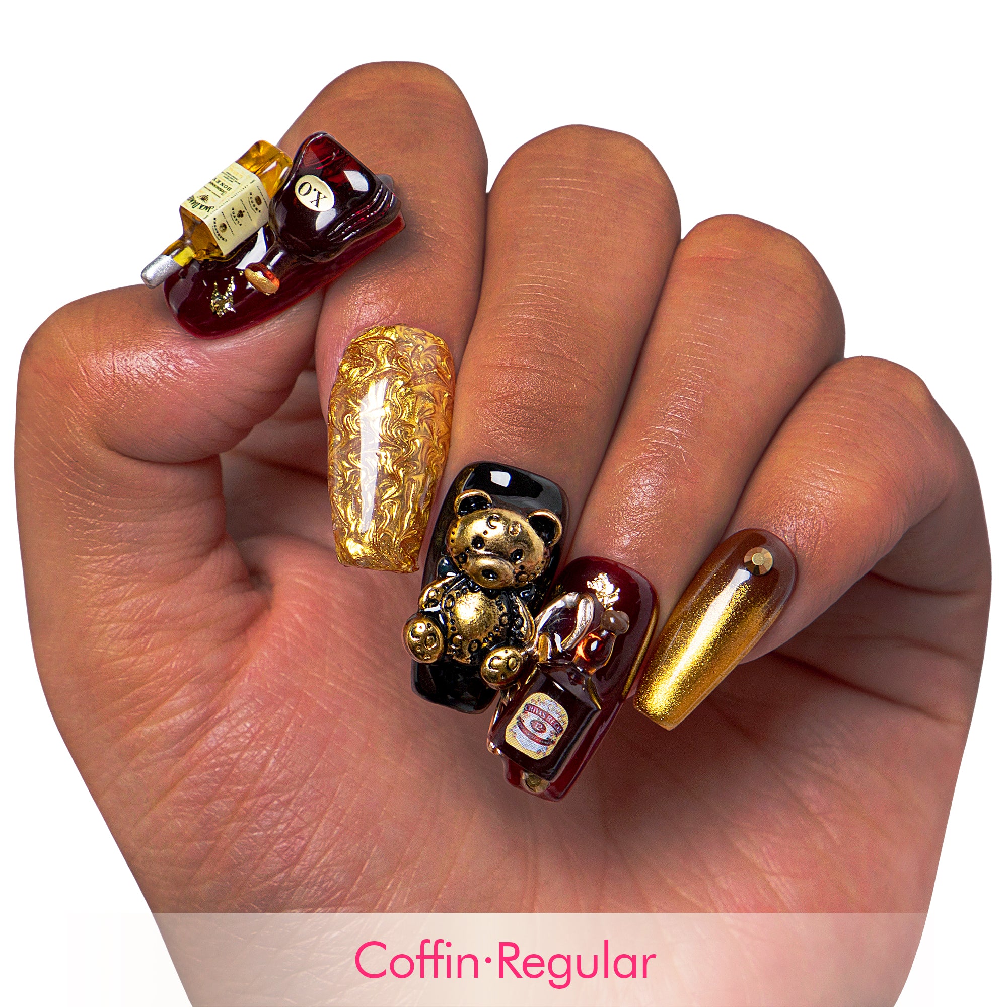 Casino Party Junk Handmade Nails H135