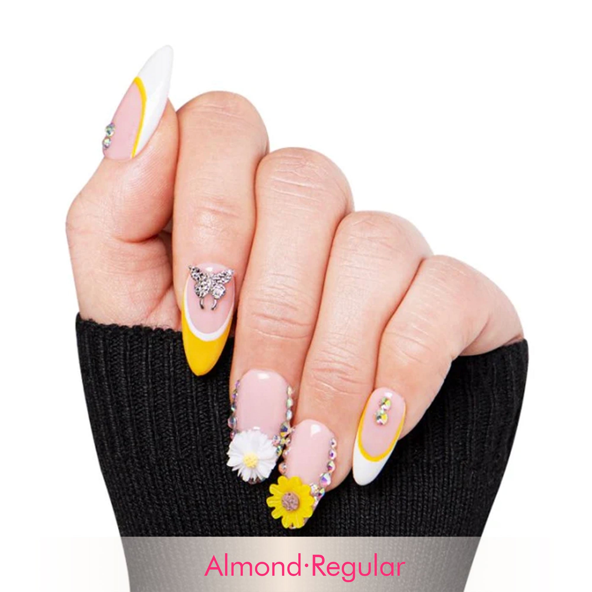 Sunflower Handmade Nails H143