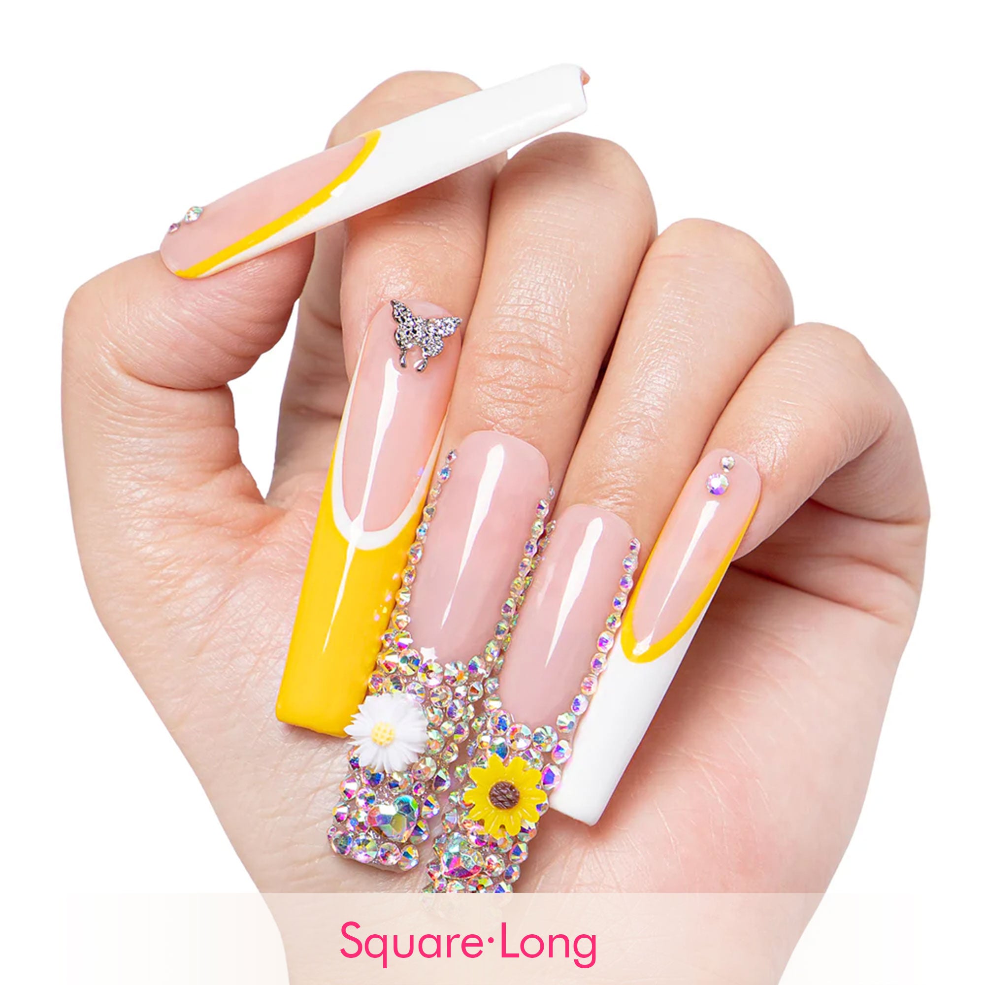 Sunflower Handmade Nails H143