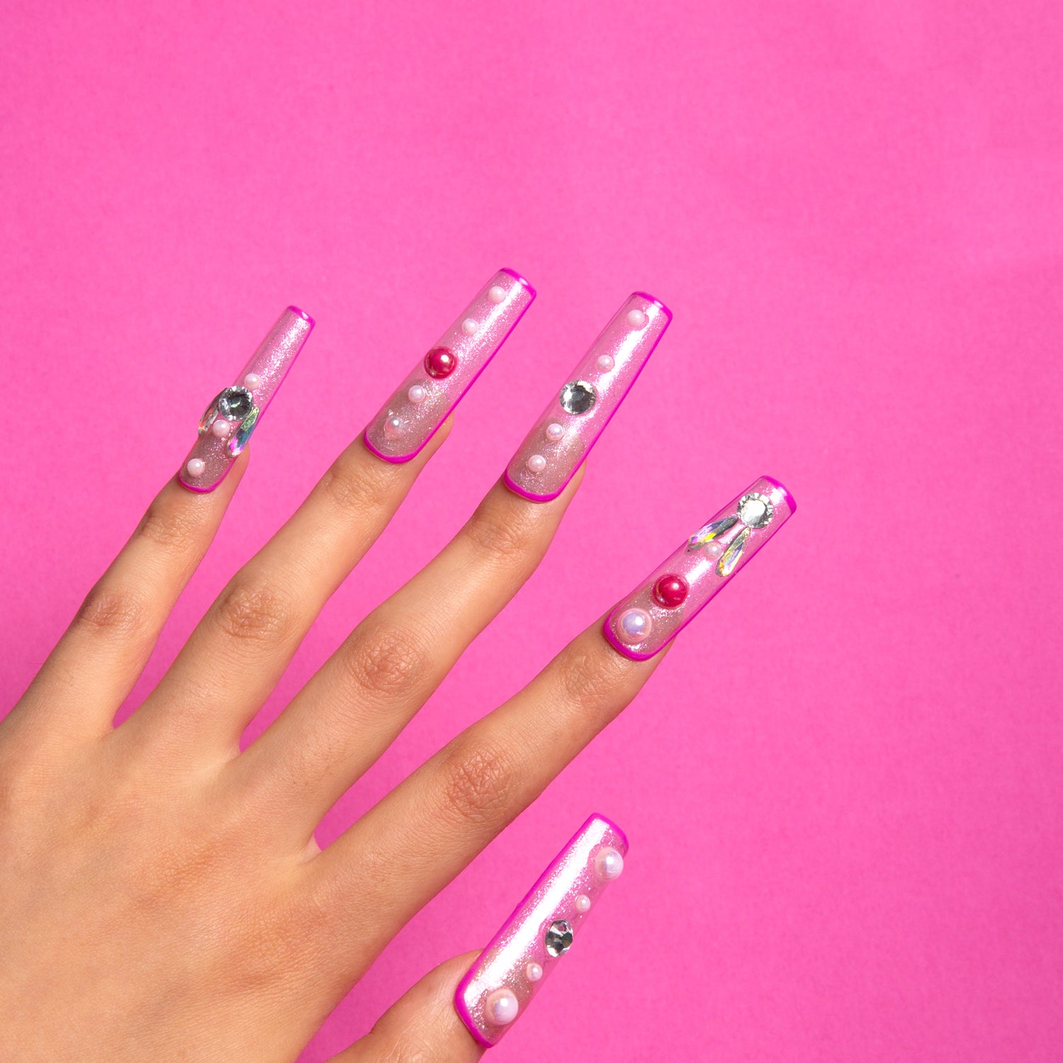 After School Handmade Square Nails H161