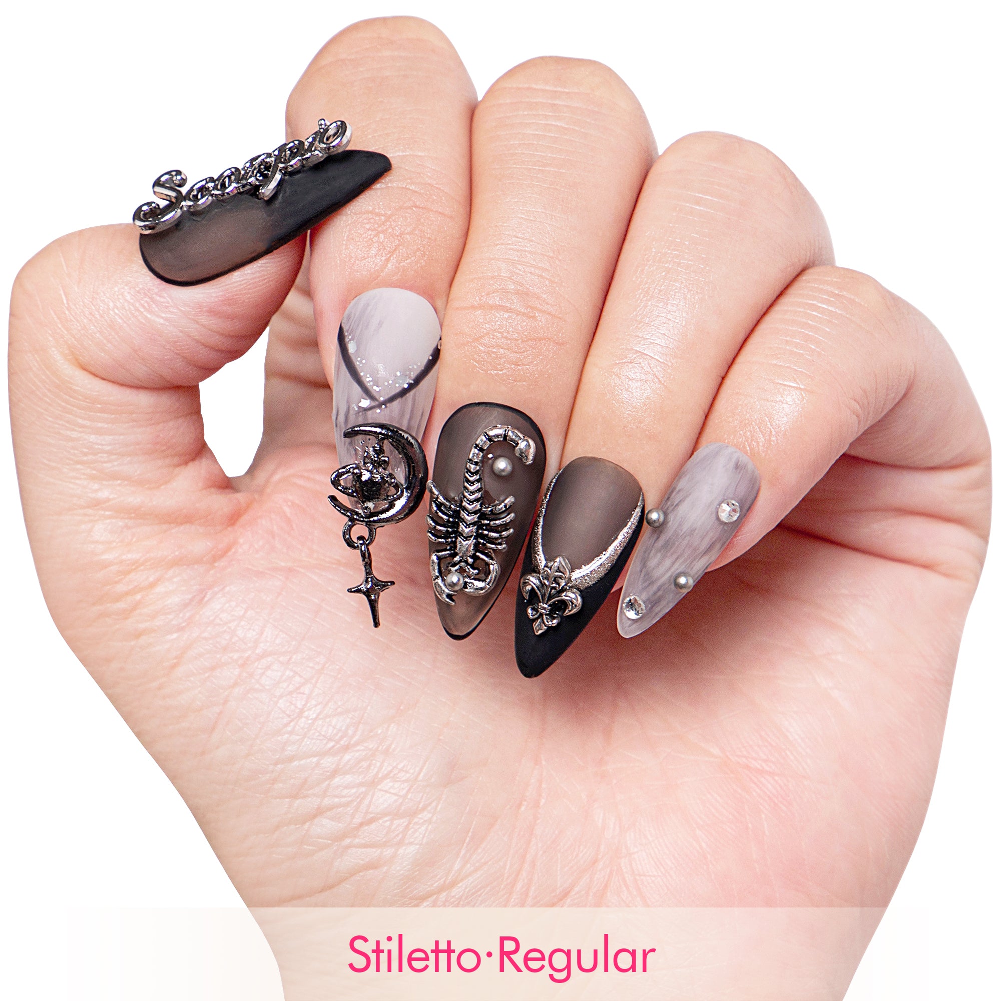Scorpio Handmade Nails H166