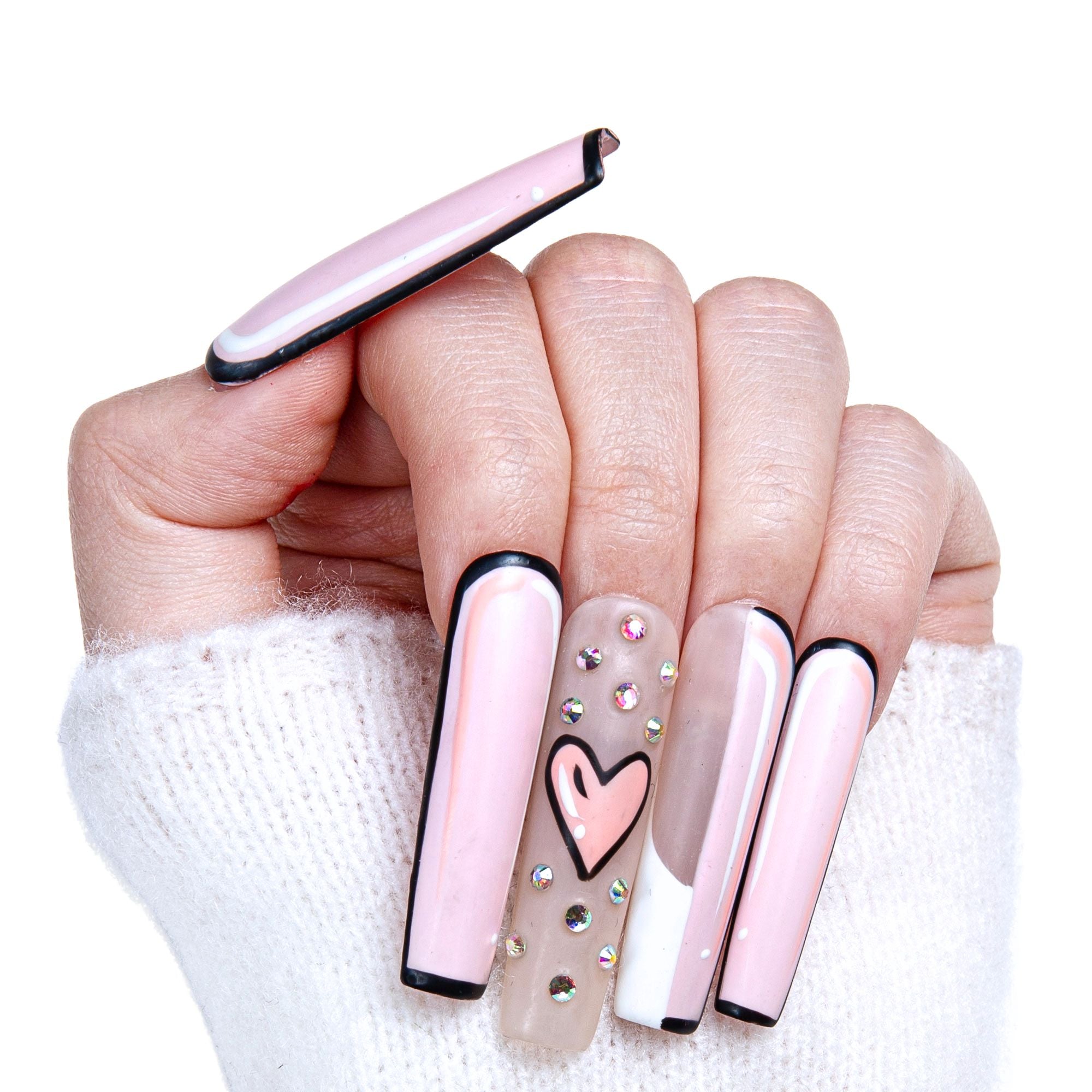 Lovful Letter Handmade Nails H169