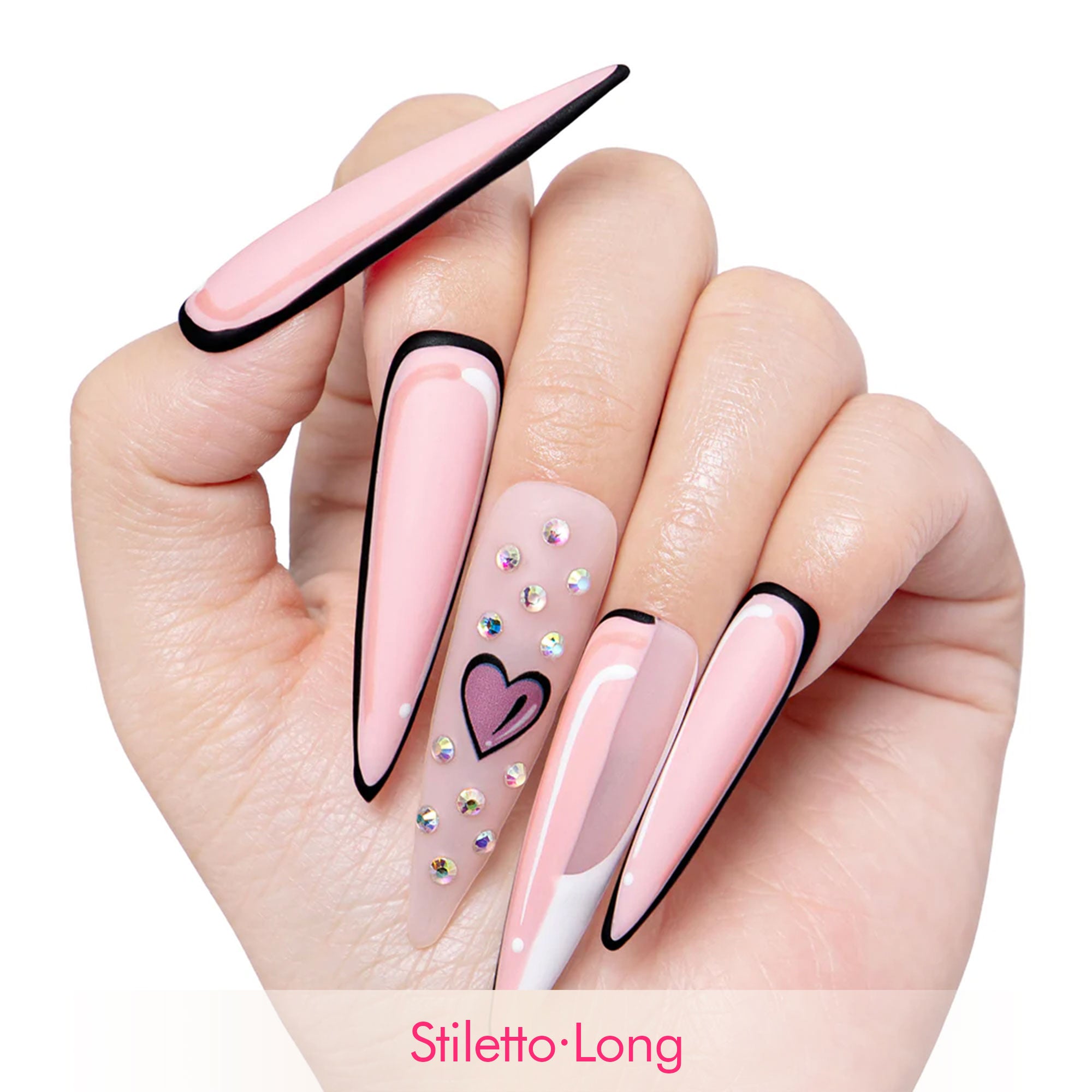 Lovful Letter Handmade Nails H169