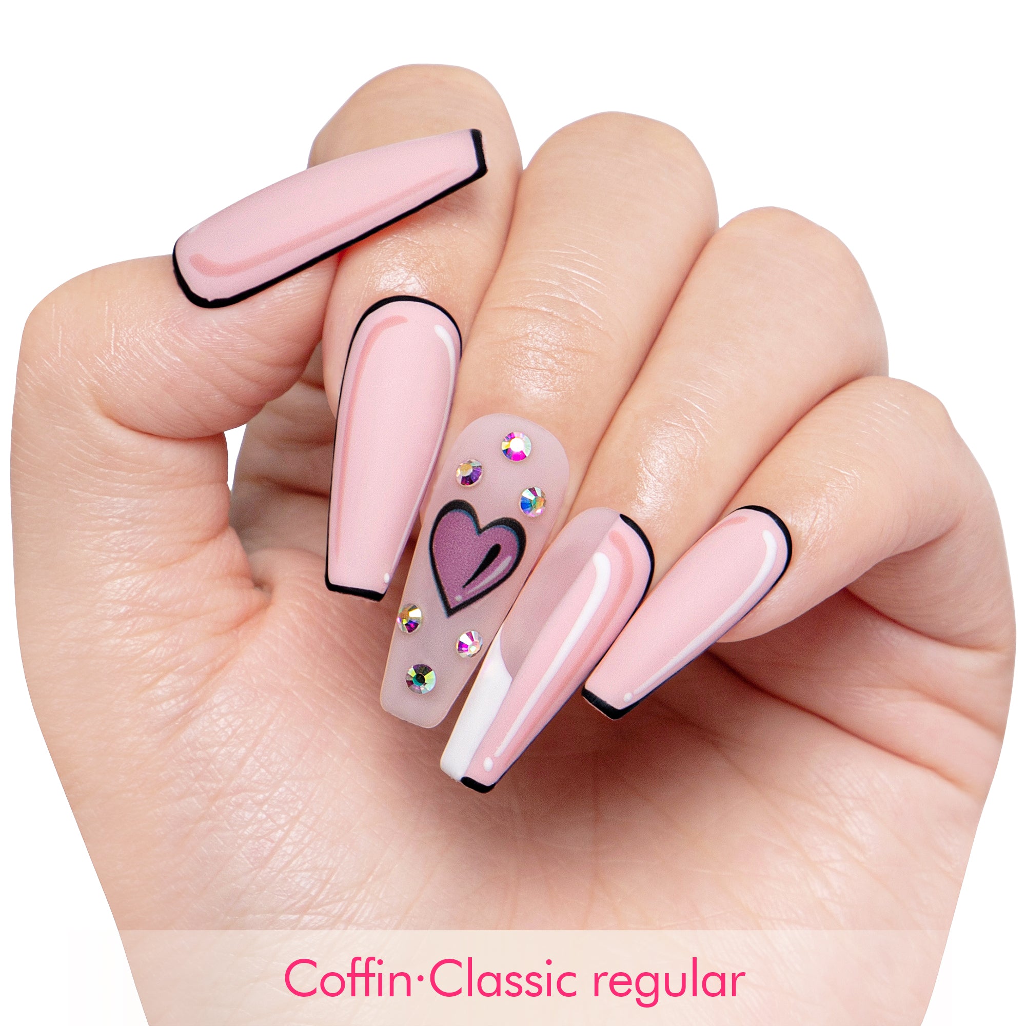 Lovful Letter Handmade Nails H169