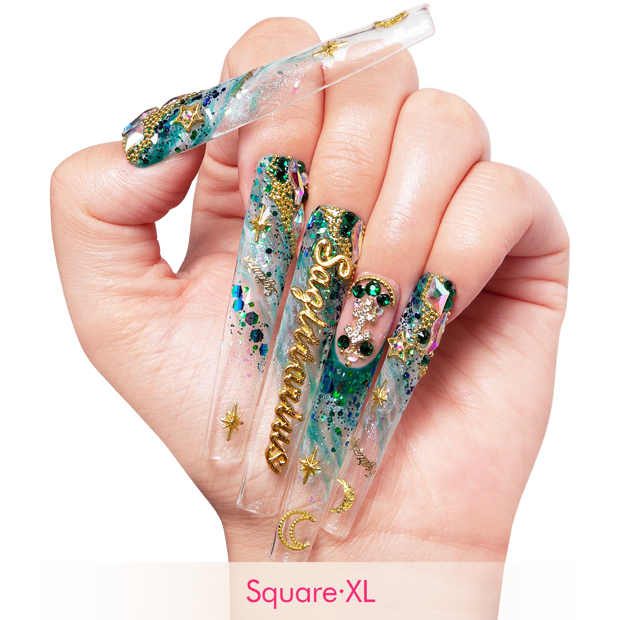 Sagittarius Handmade Nails H171