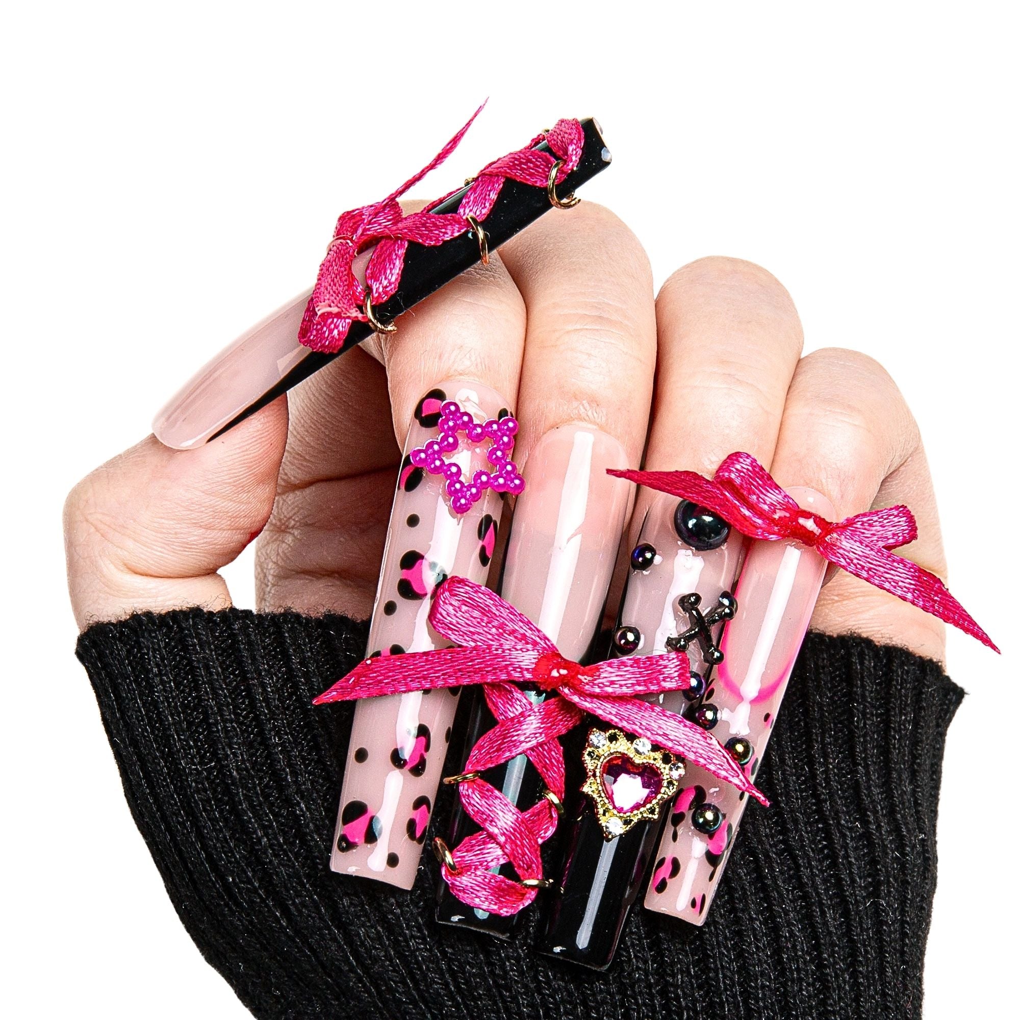 The Sweet Guardian Handmade Nails H173