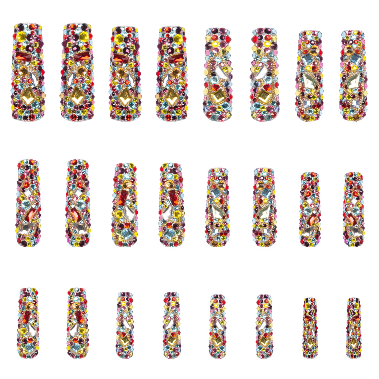 Precious Handmade Nails 24pcs H175