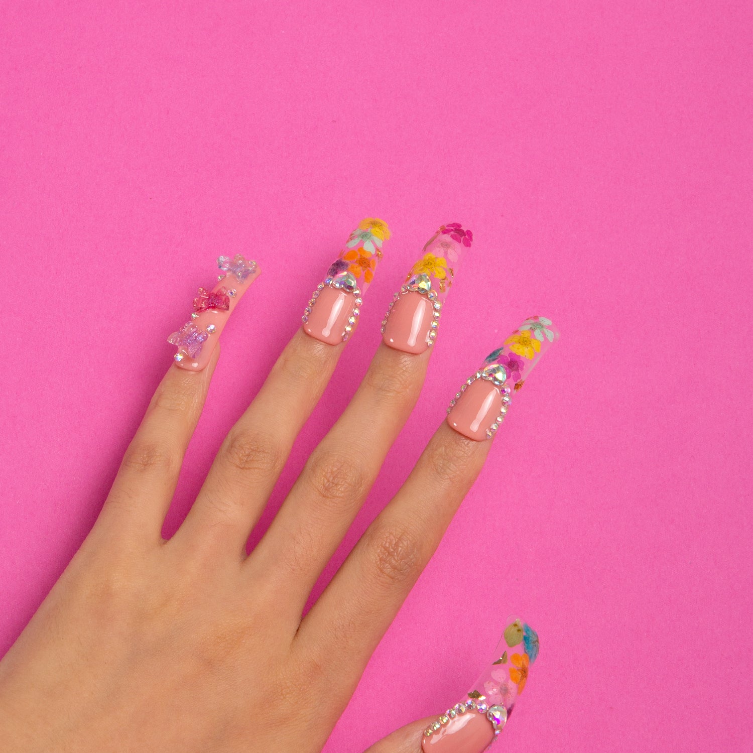 Flora Handmade Curve Nails H176 RTS