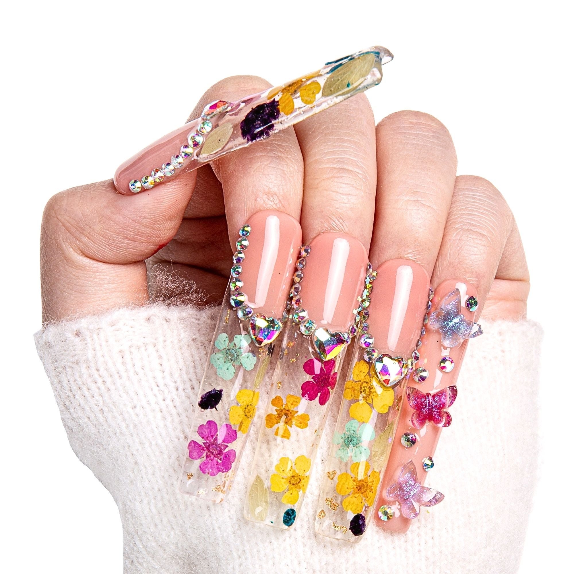 Flora Handmade Nails H176