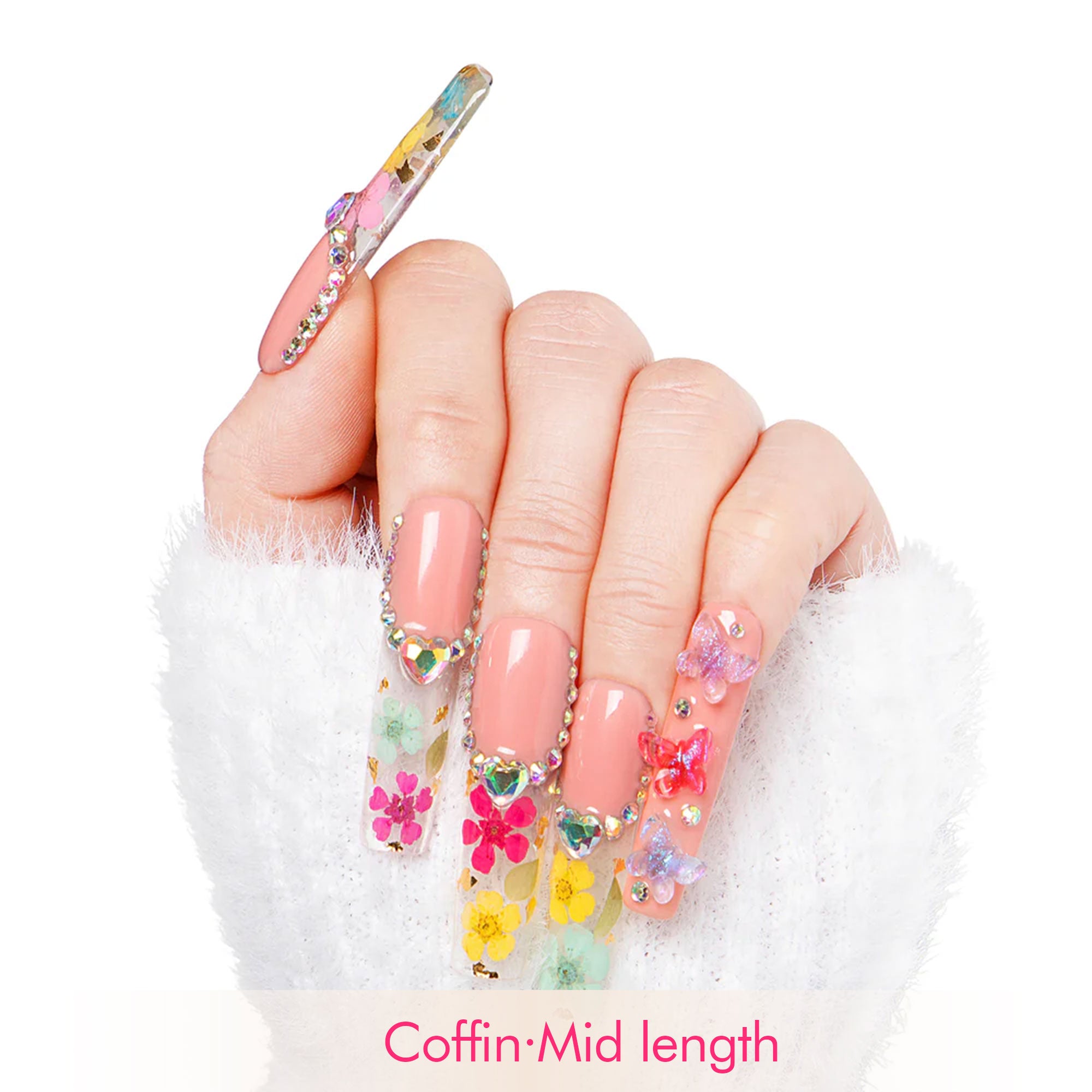 Flora Handmade Nails H176
