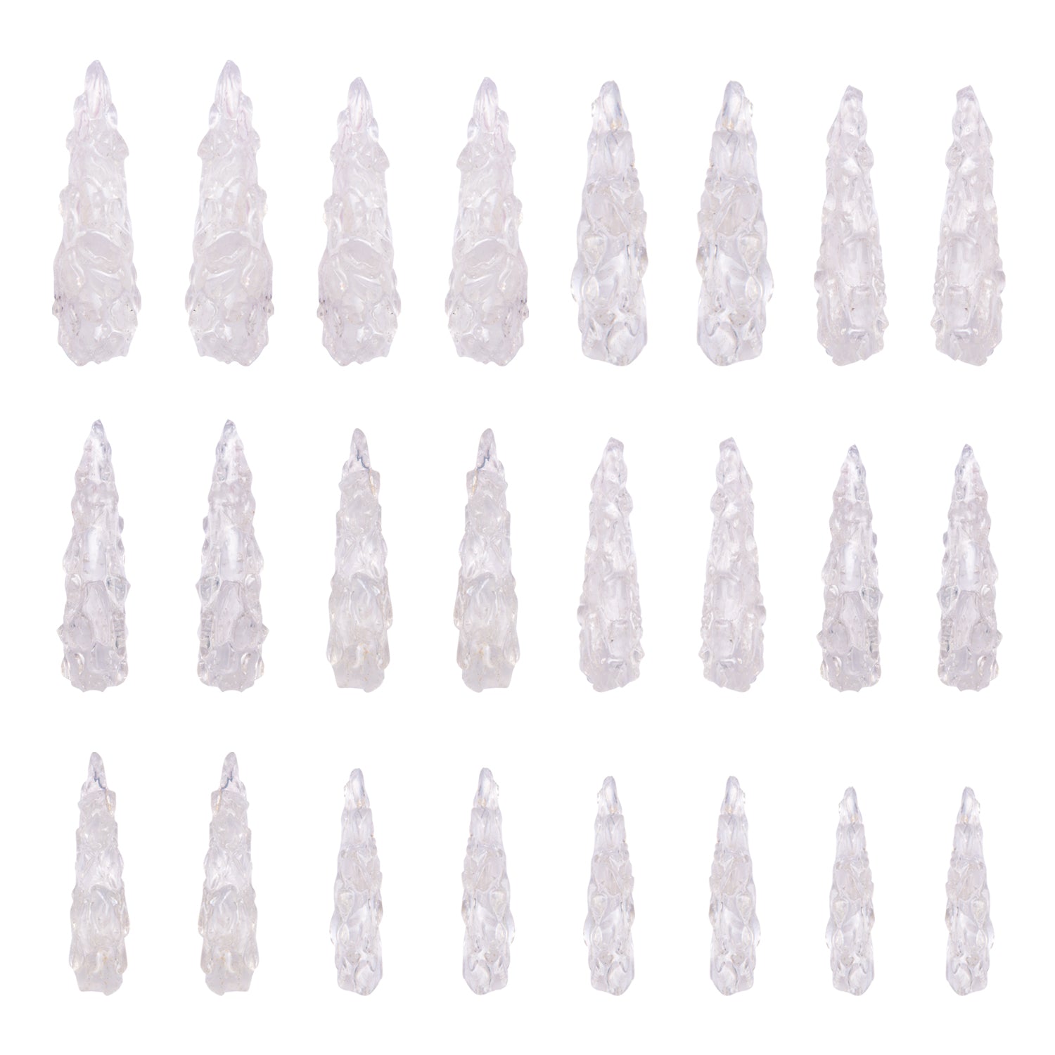 H179 - Clear Quartz Crystal - 24 Pcs