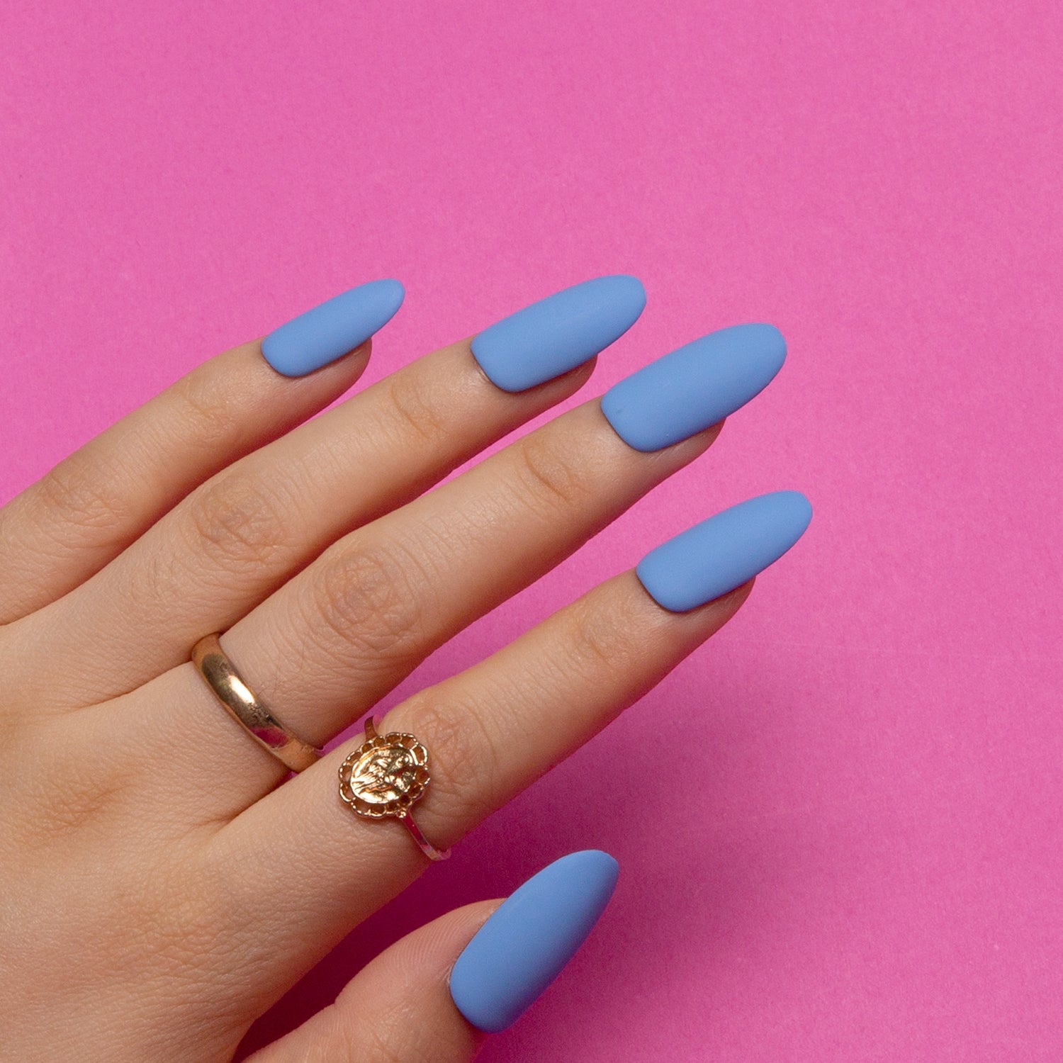 H18 - Blue Danube Matte - Round