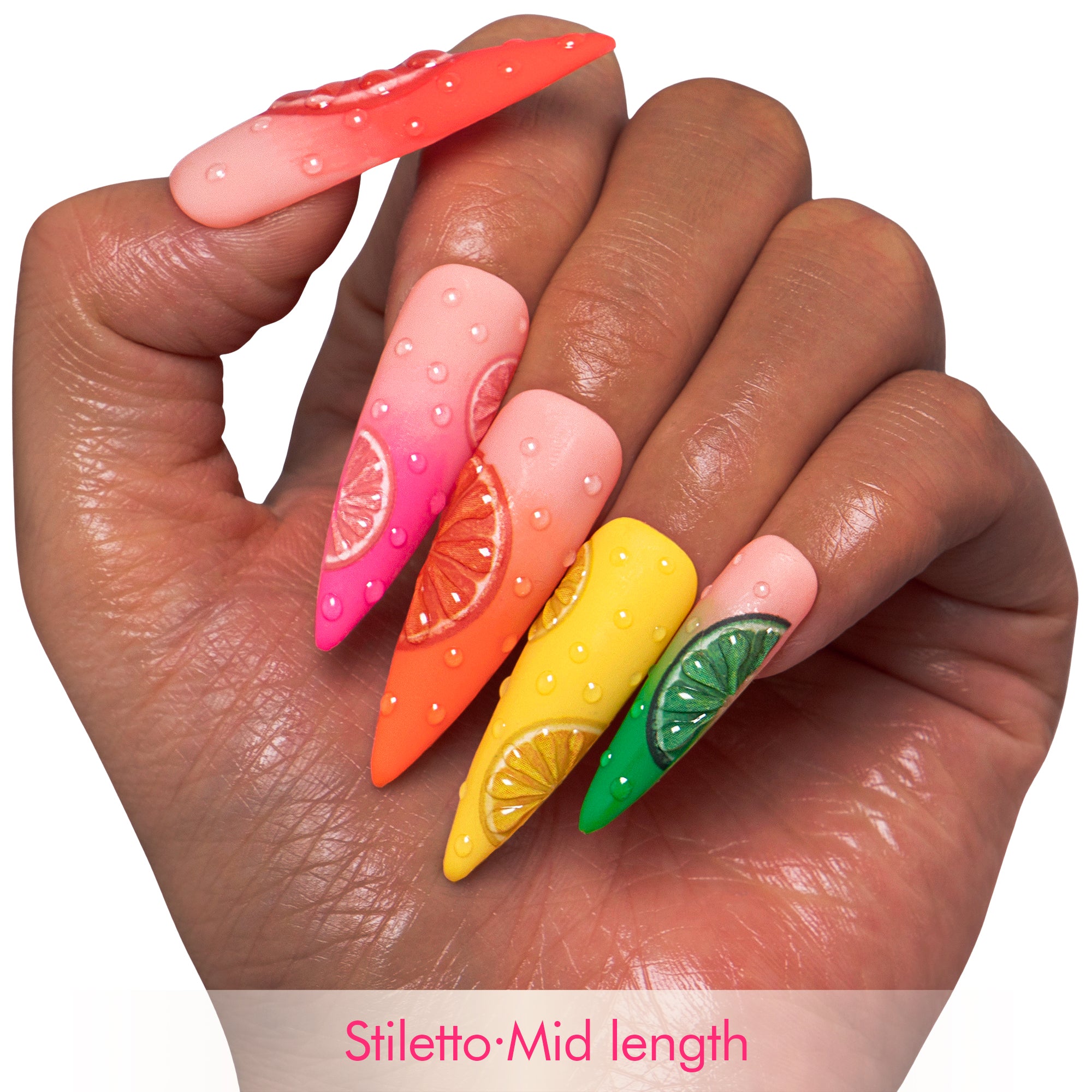 Lemonade Handmade Nails H185