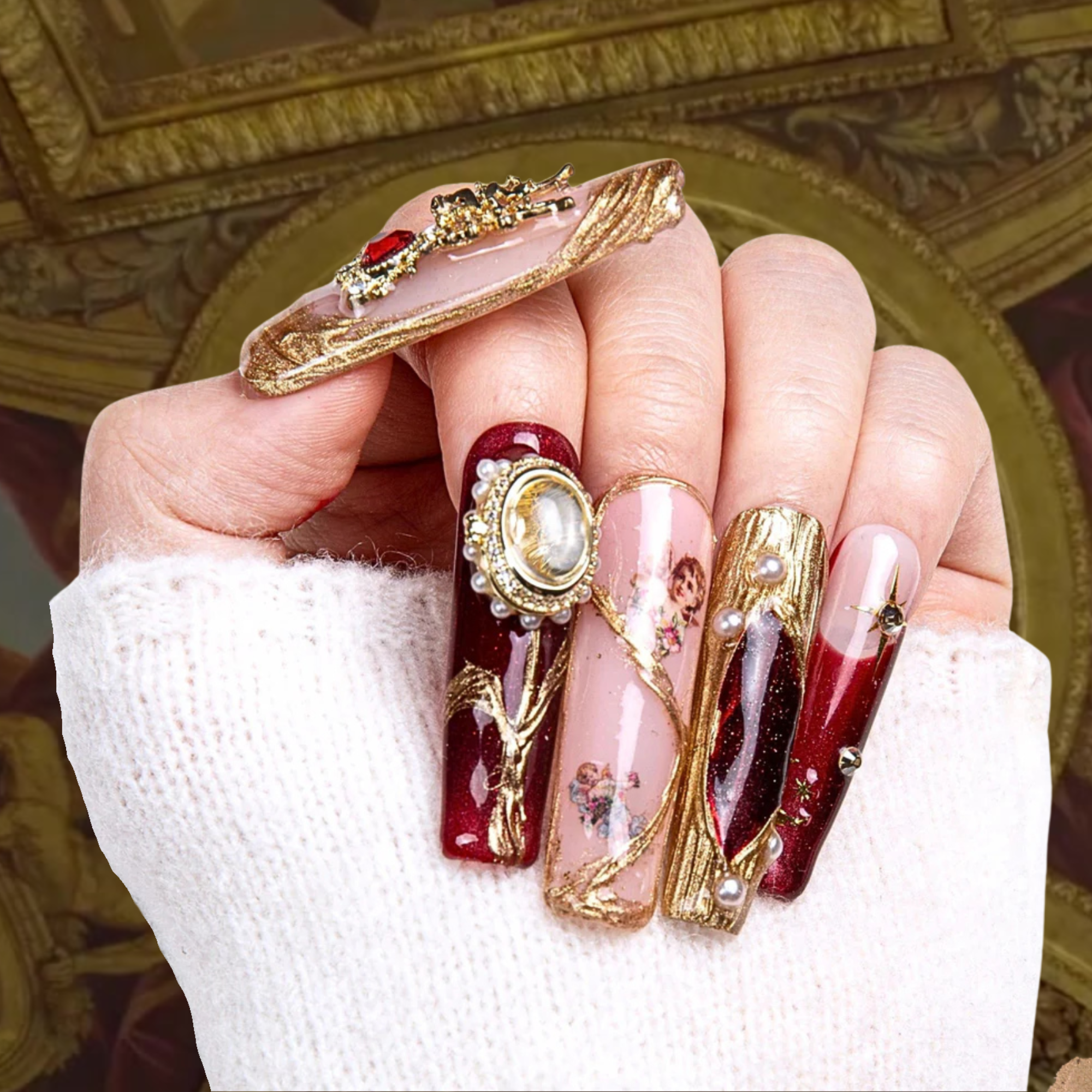 Verona Handmade Nails H186