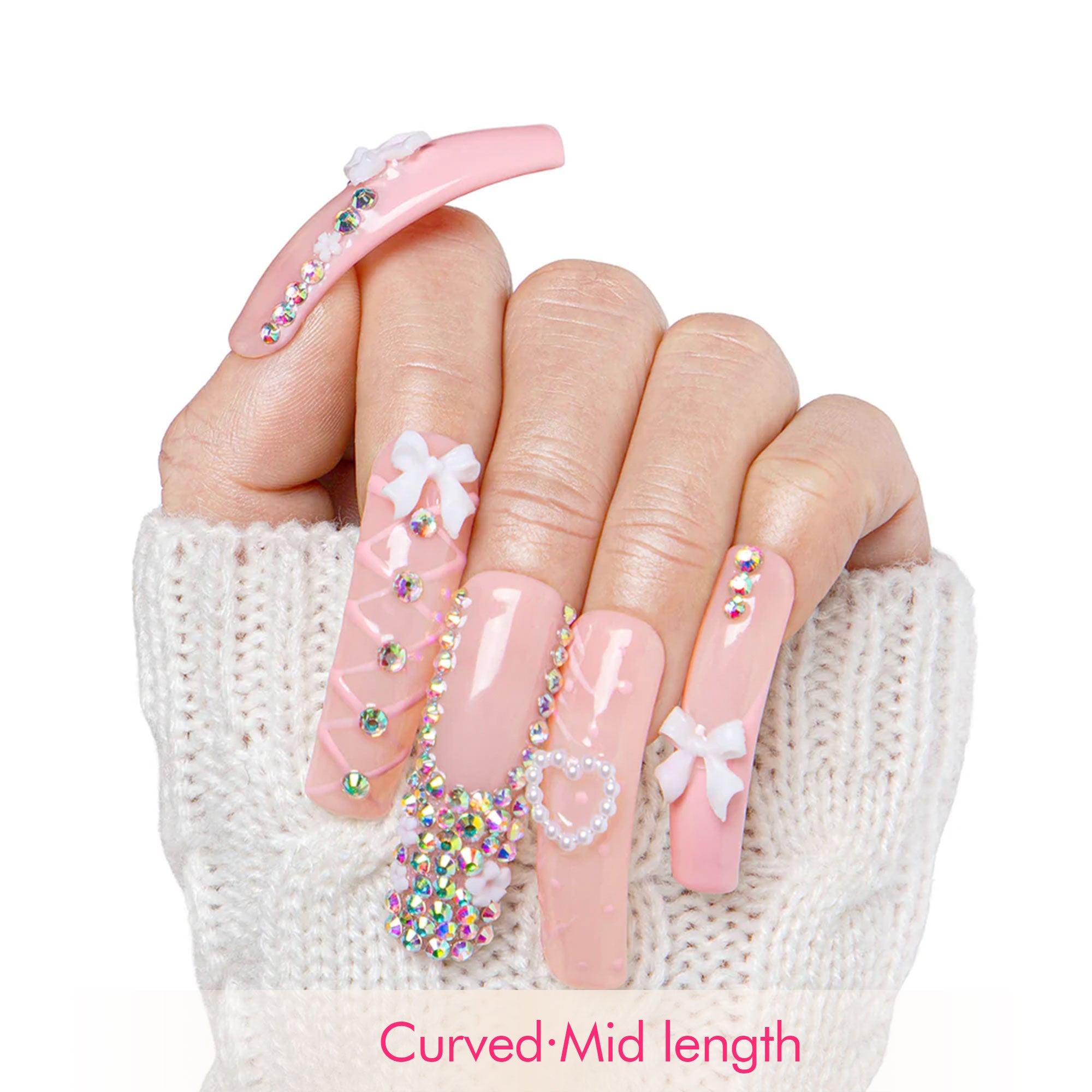 Vintage Shortcake Handmade Nails H187