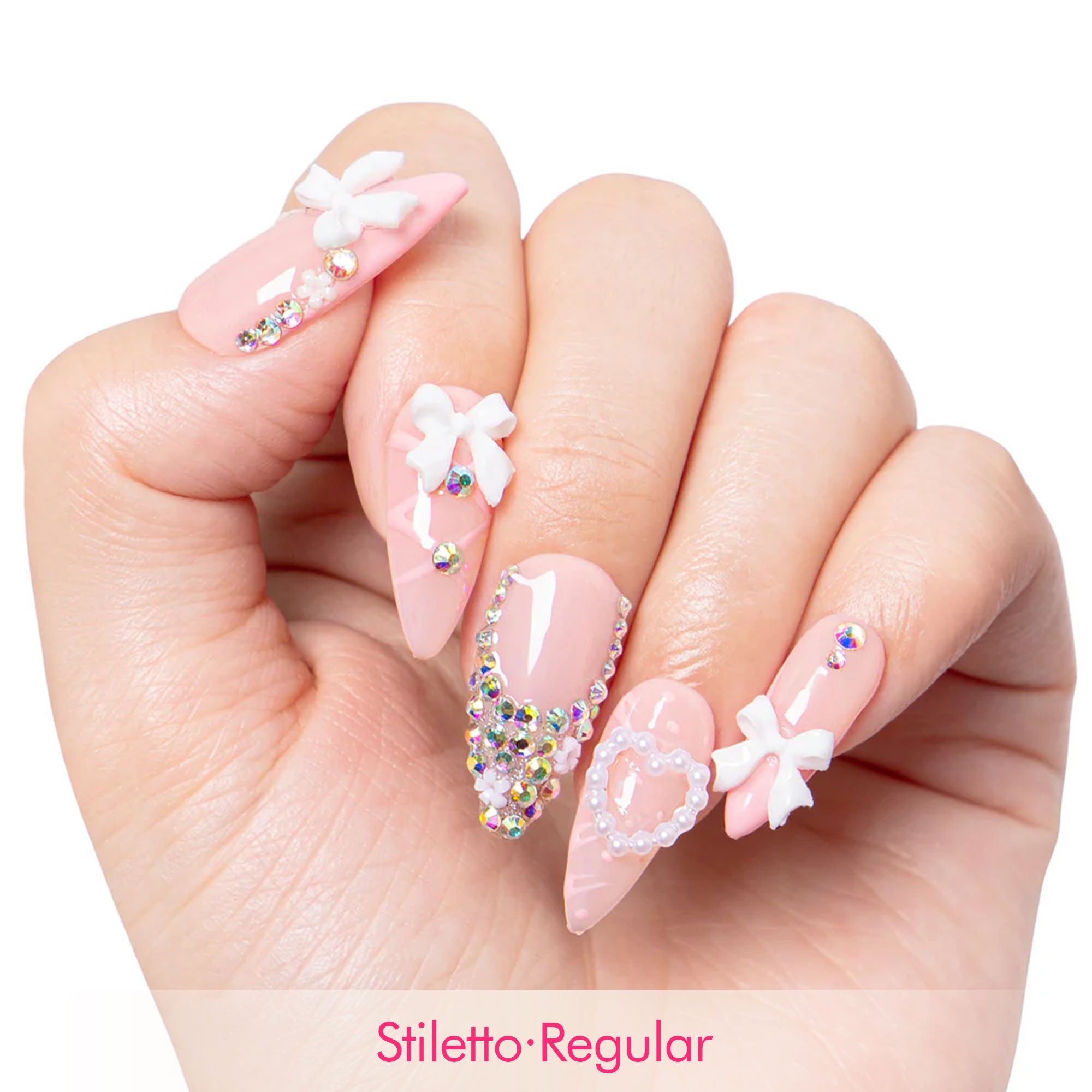 Vintage Shortcake Handmade Nails H187