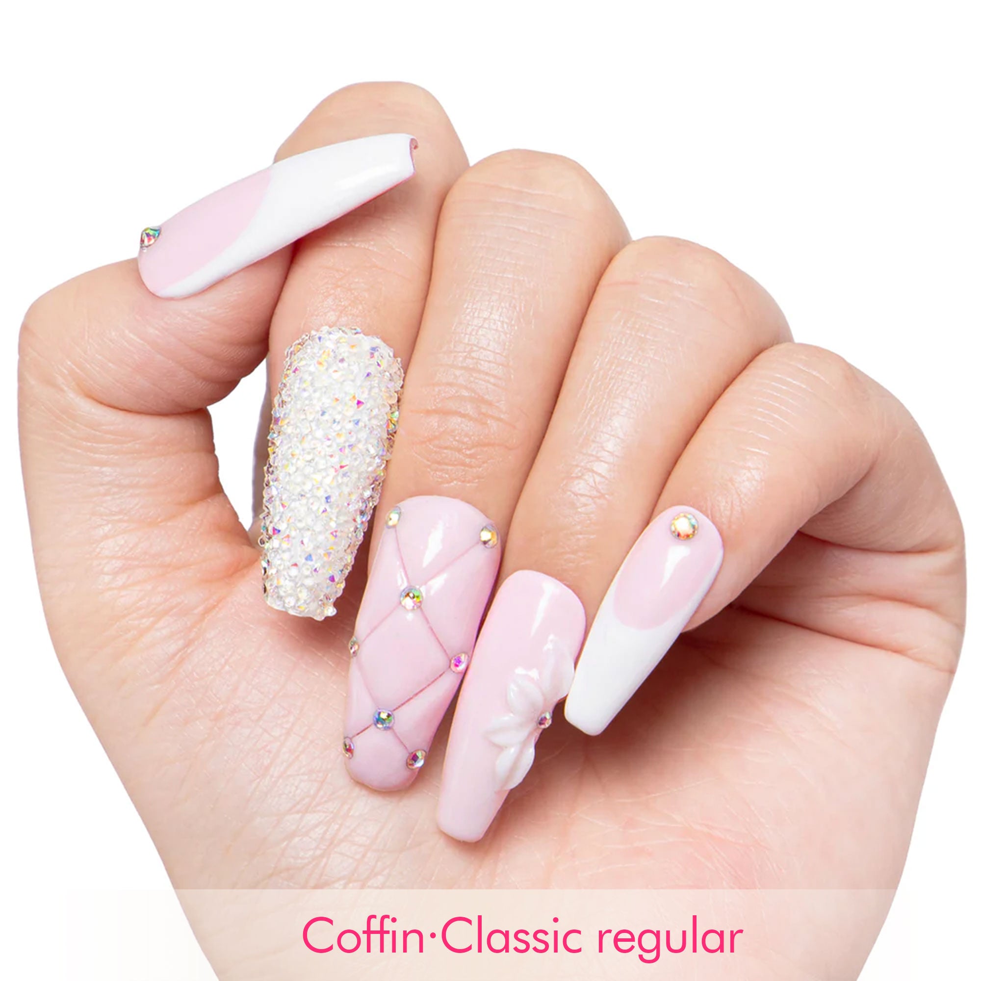 Faded Parfum Handmade Nails H191