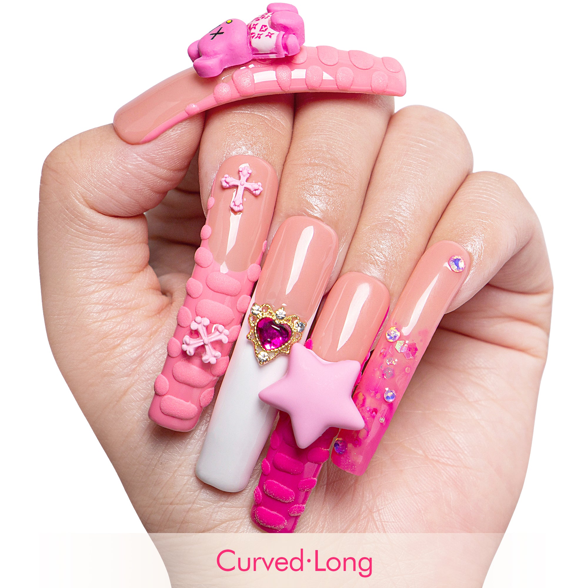 Lovely Sparks Handmade Nails H195