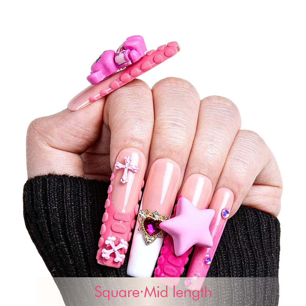 Lovely Sparks Handmade Nails H195