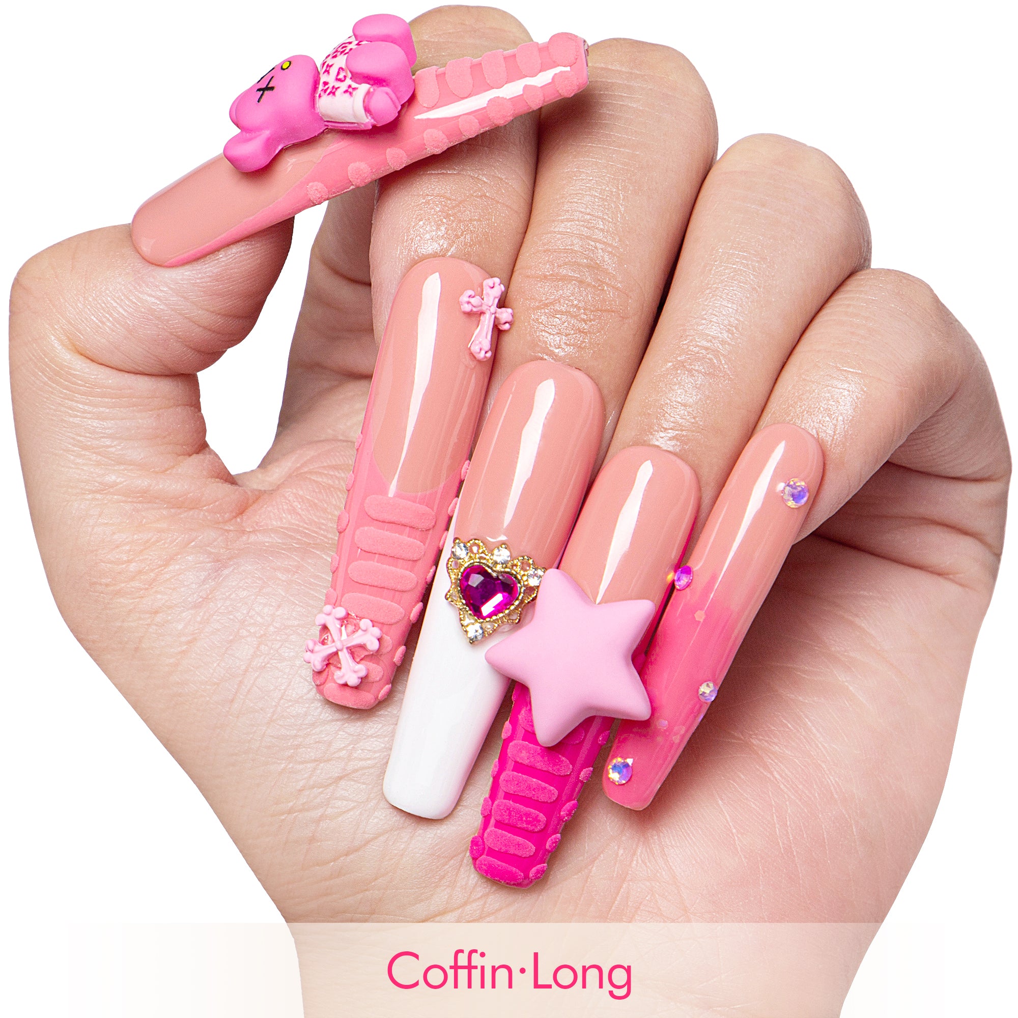 Lovely Sparks Handmade Nails H195