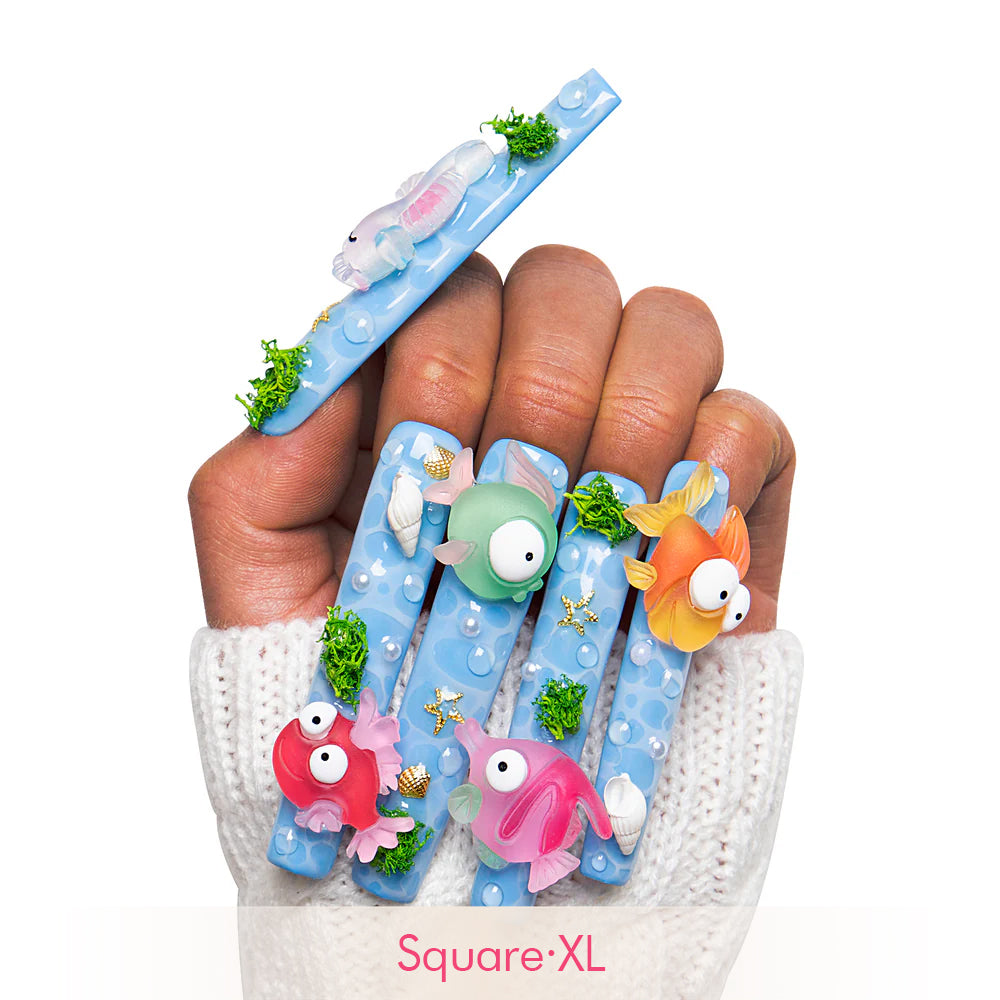 Sea World Handmade Nails H197