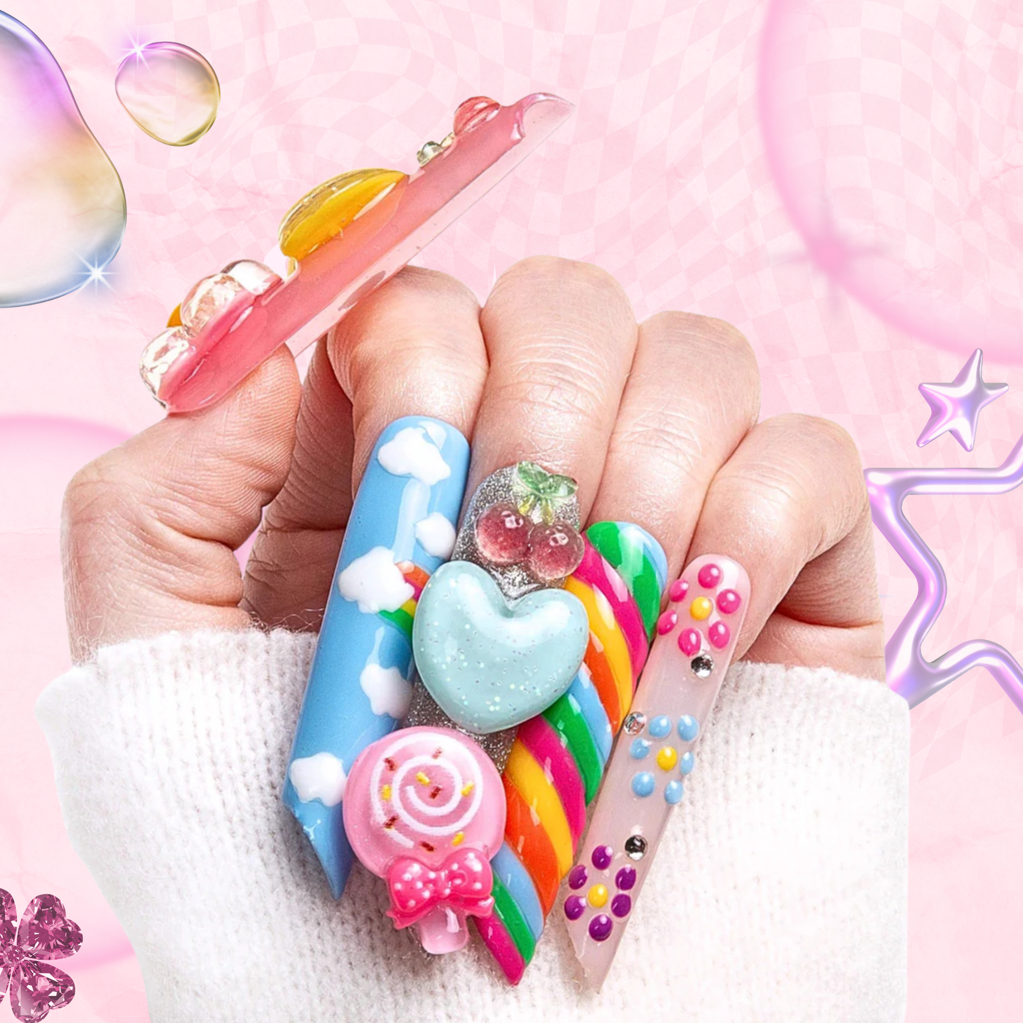 Lolly Handmade Nails H199
