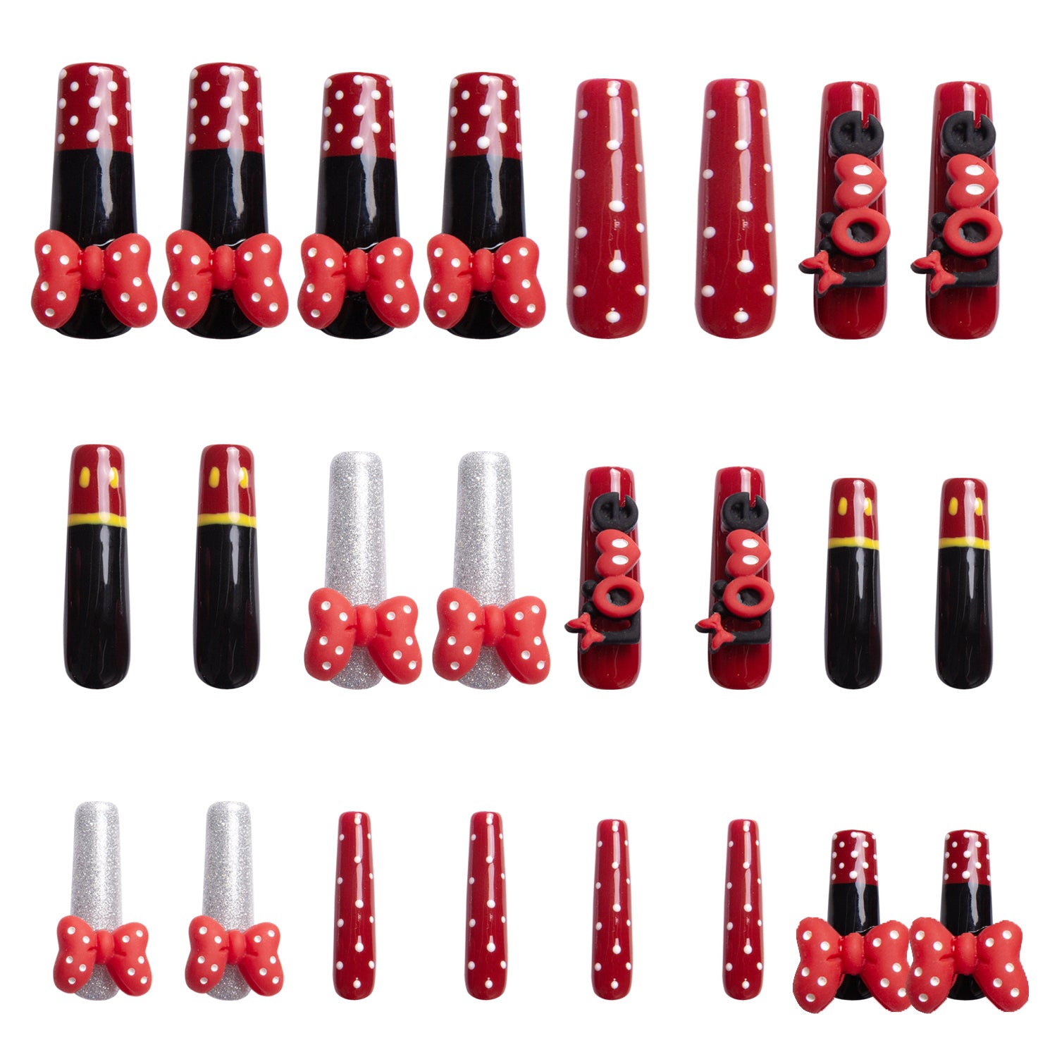 Bowtique Handmade Nails 24pcs H202