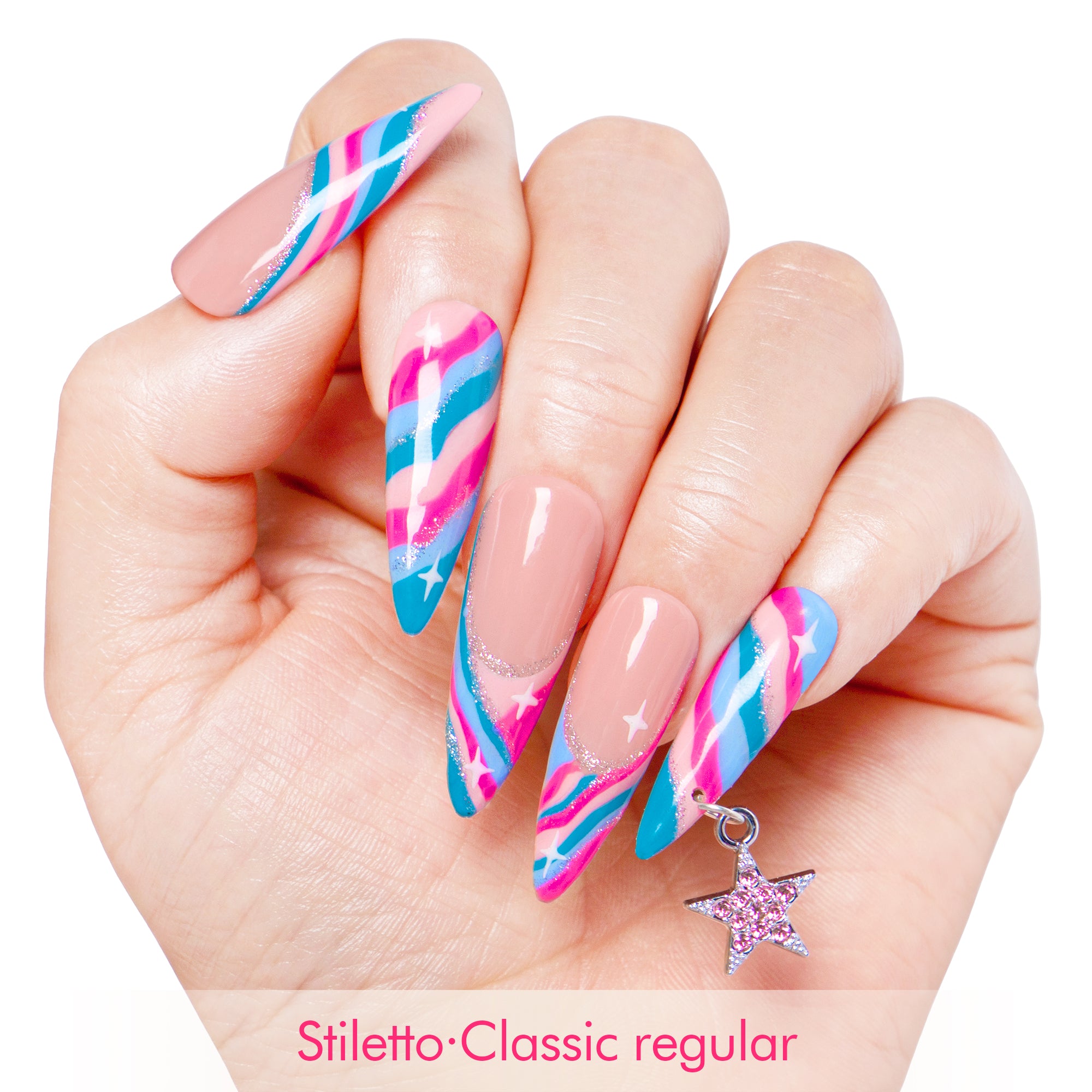 Trippie Hippie Handmade Nails H203