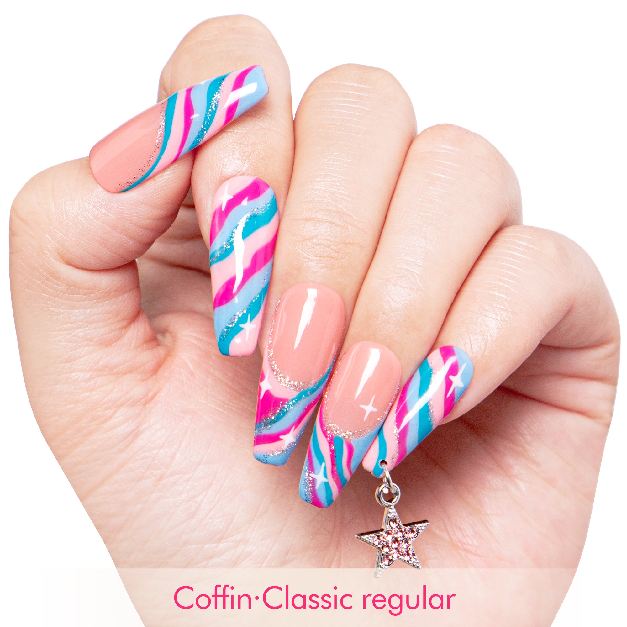 Trippie Hippie Handmade Nails H203