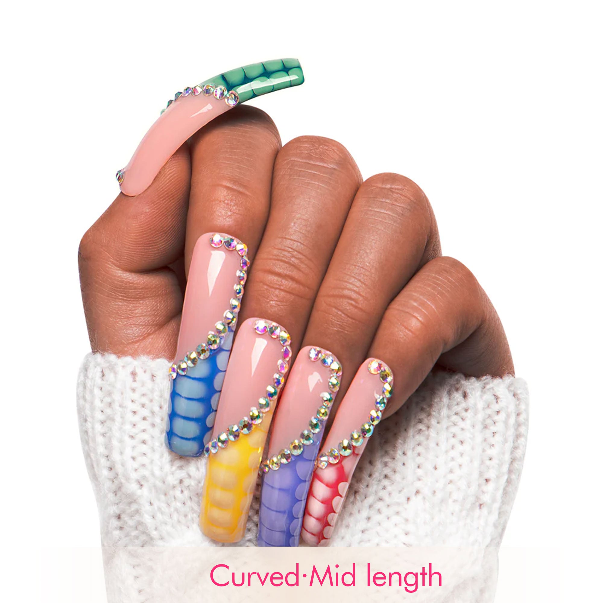 Summe Fest Handmade Nails H208
