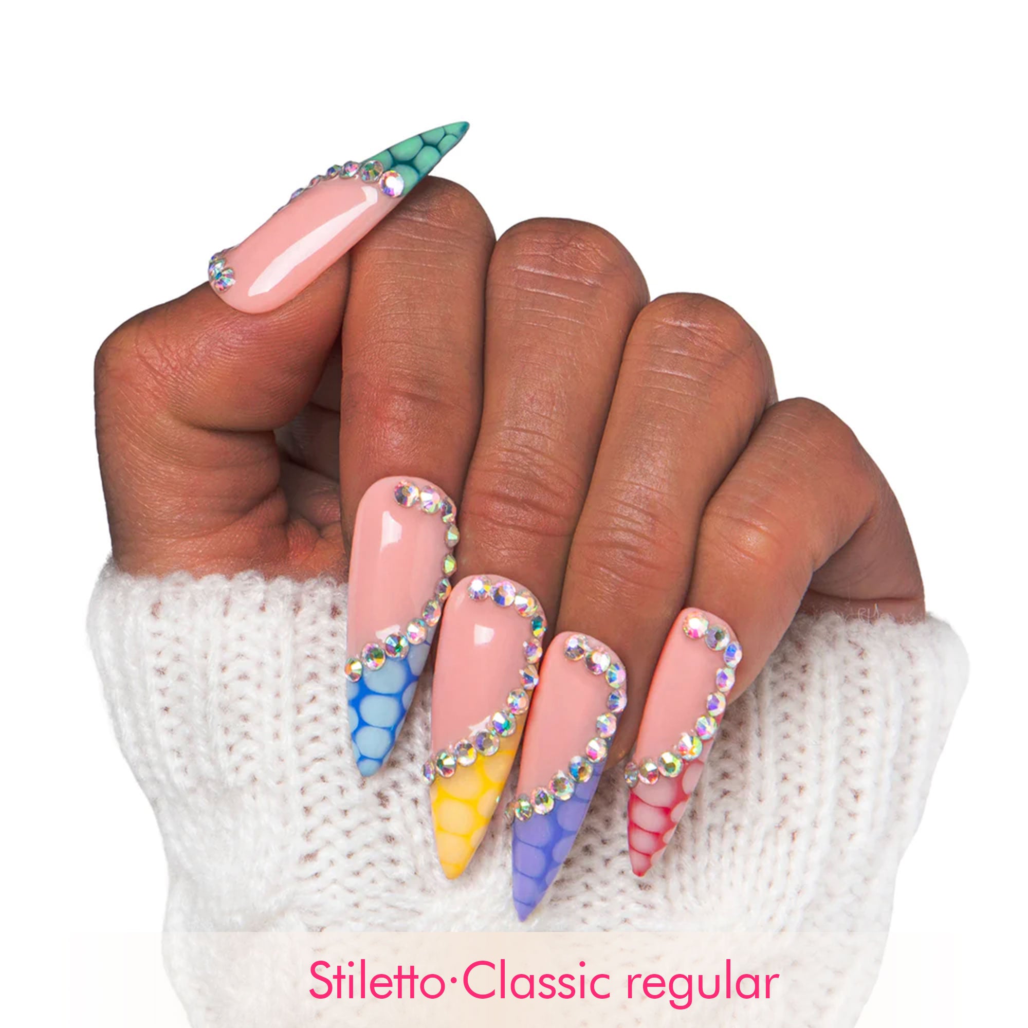 Summe Fest Handmade Nails H208