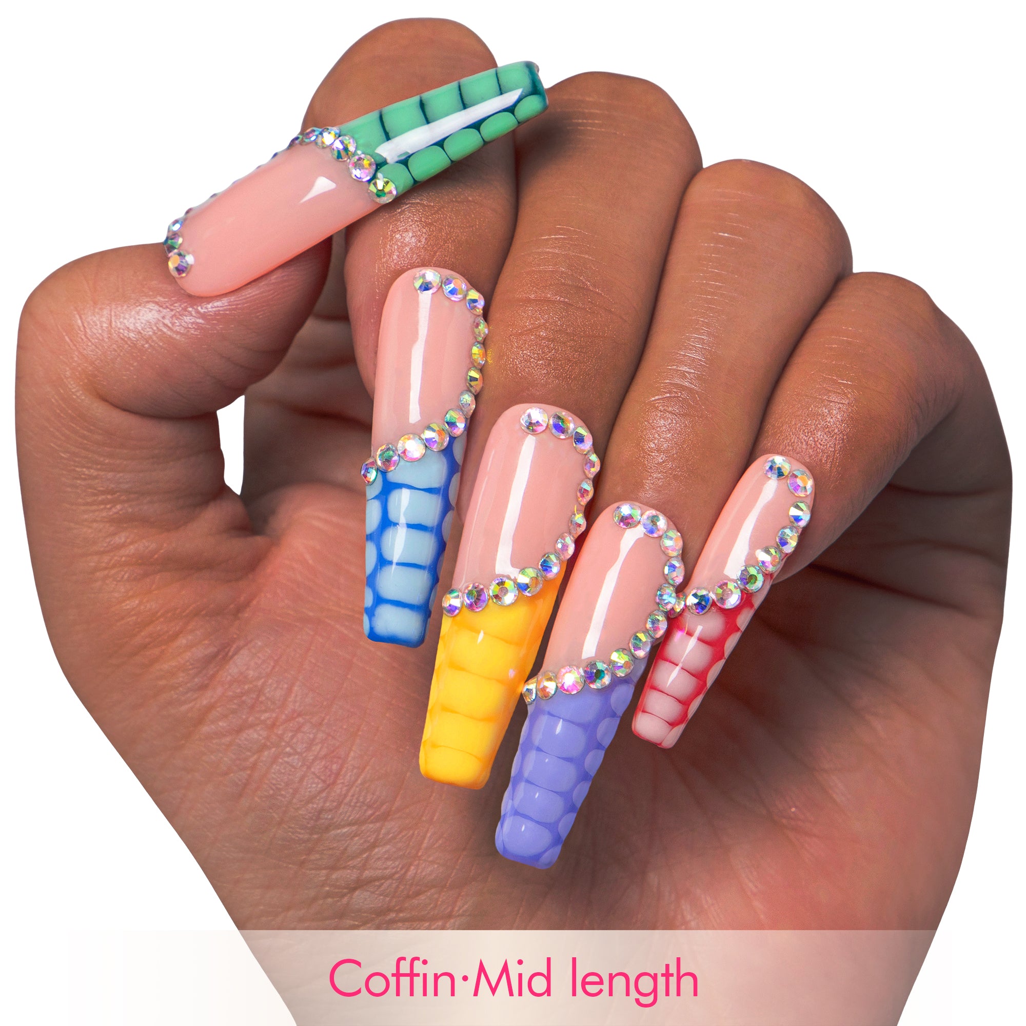 Summe Fest Handmade Nails H208