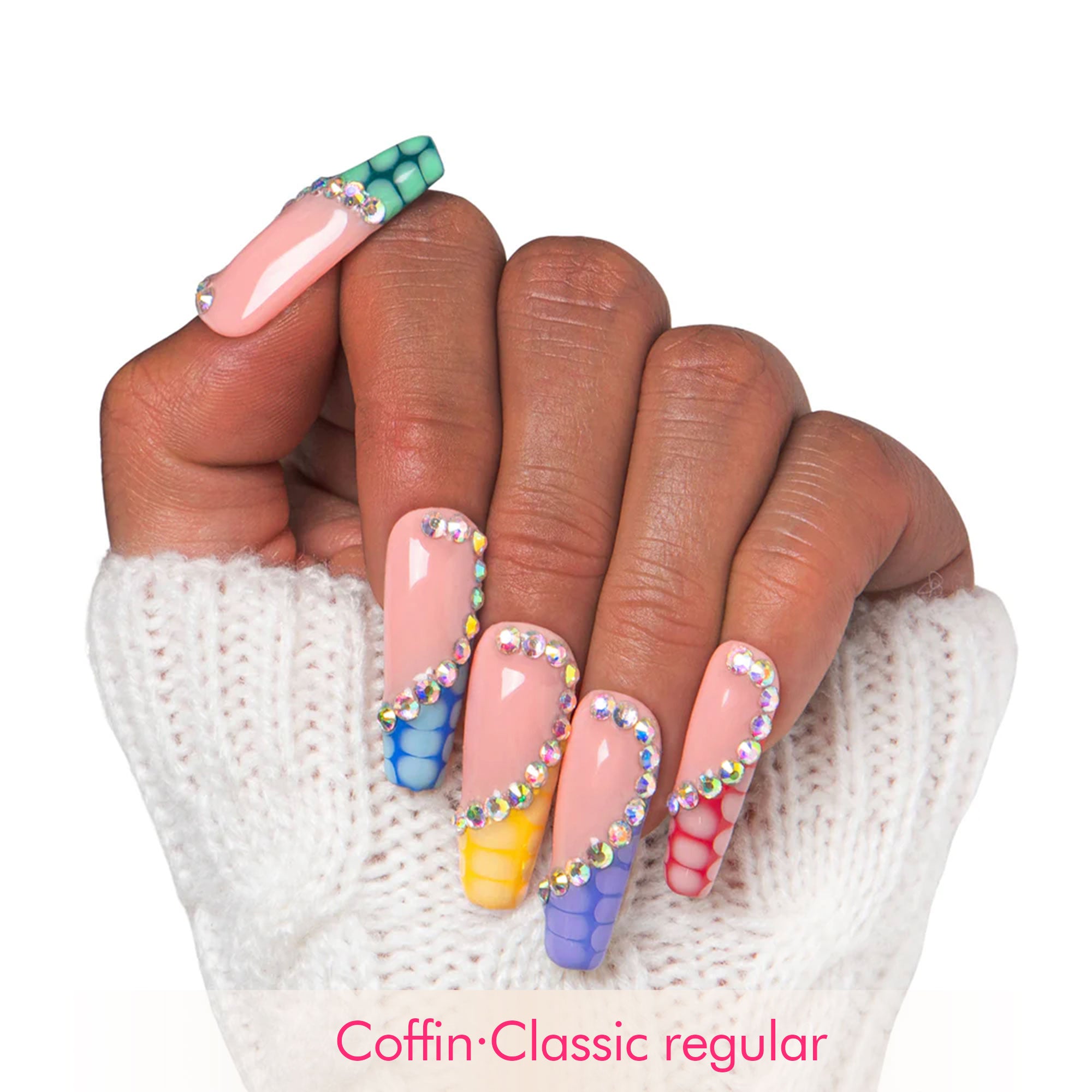 Summe Fest Handmade Nails H208