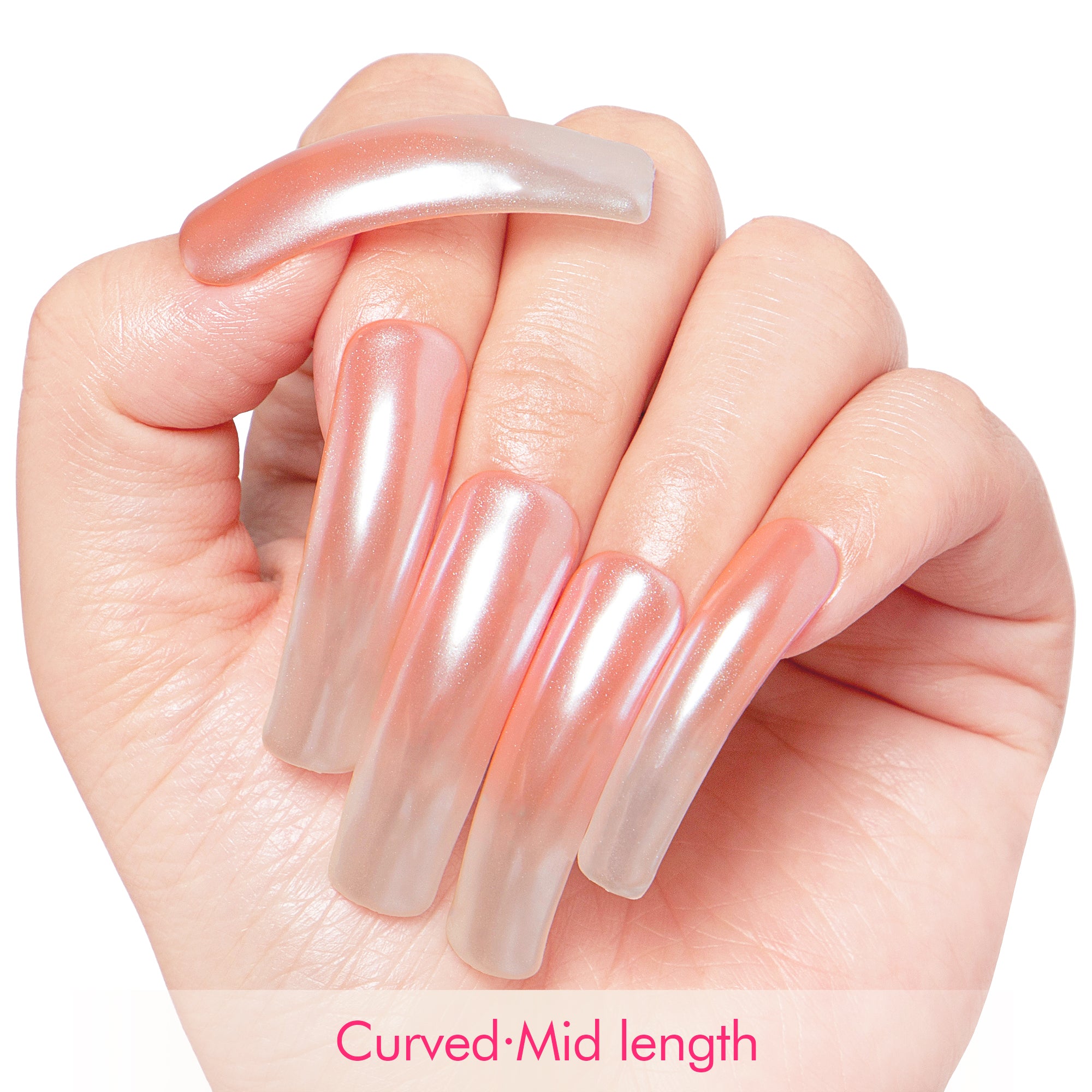 Blushing Bride Handmade Nails H21