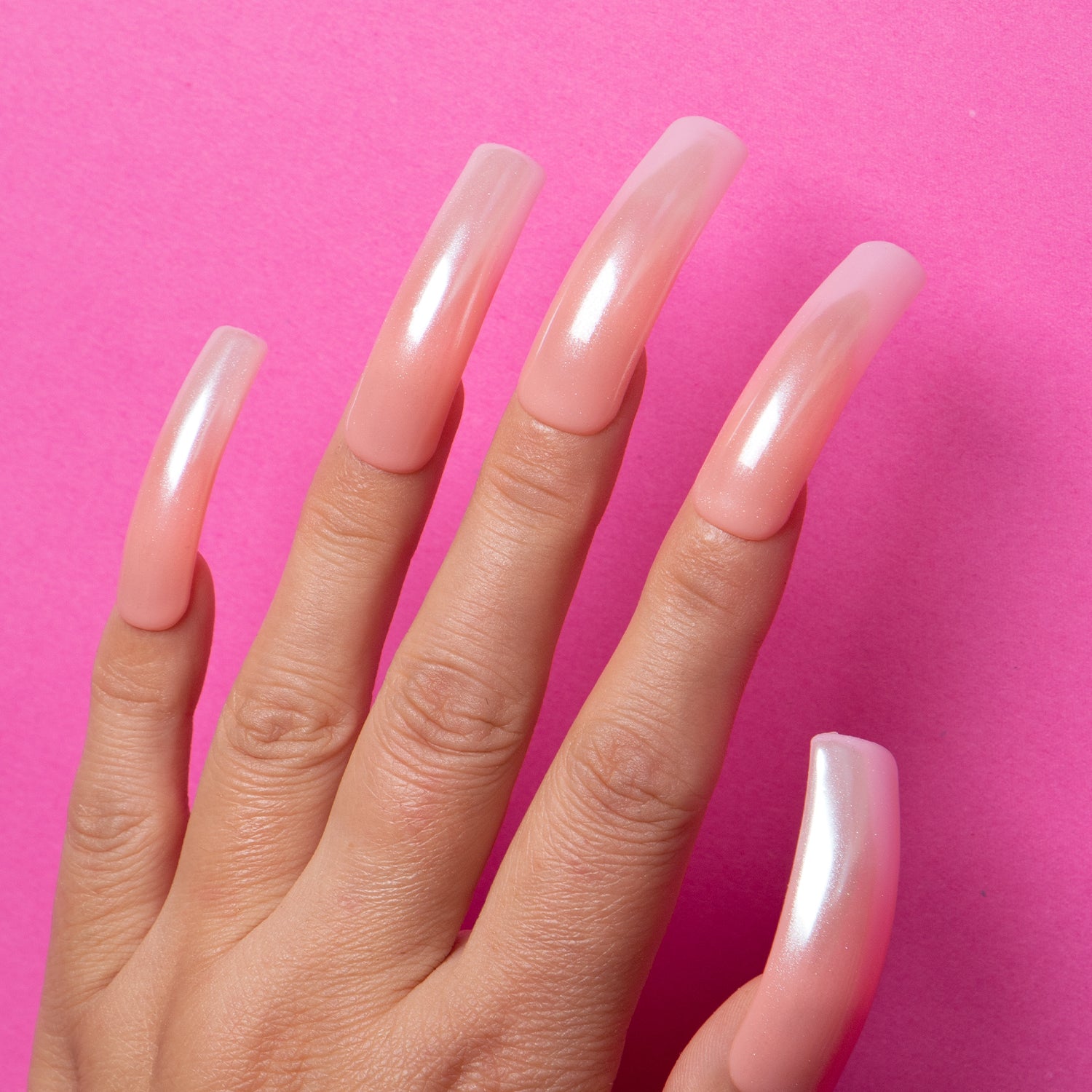 Blushing Bride Handmade Curve Nails H21